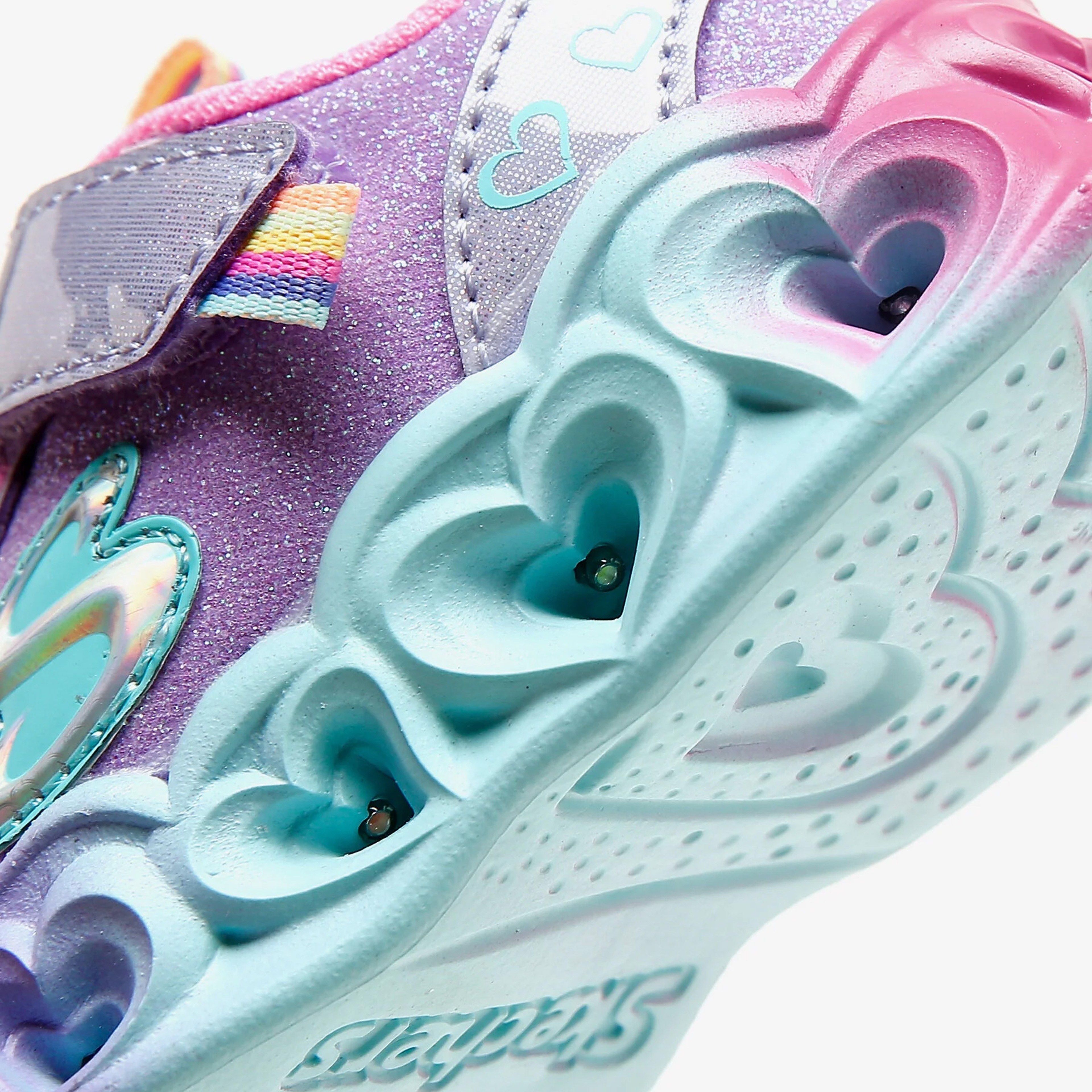Skechers Heart Lights - Color Joyful Bebek Mor Spor Ayakkabı