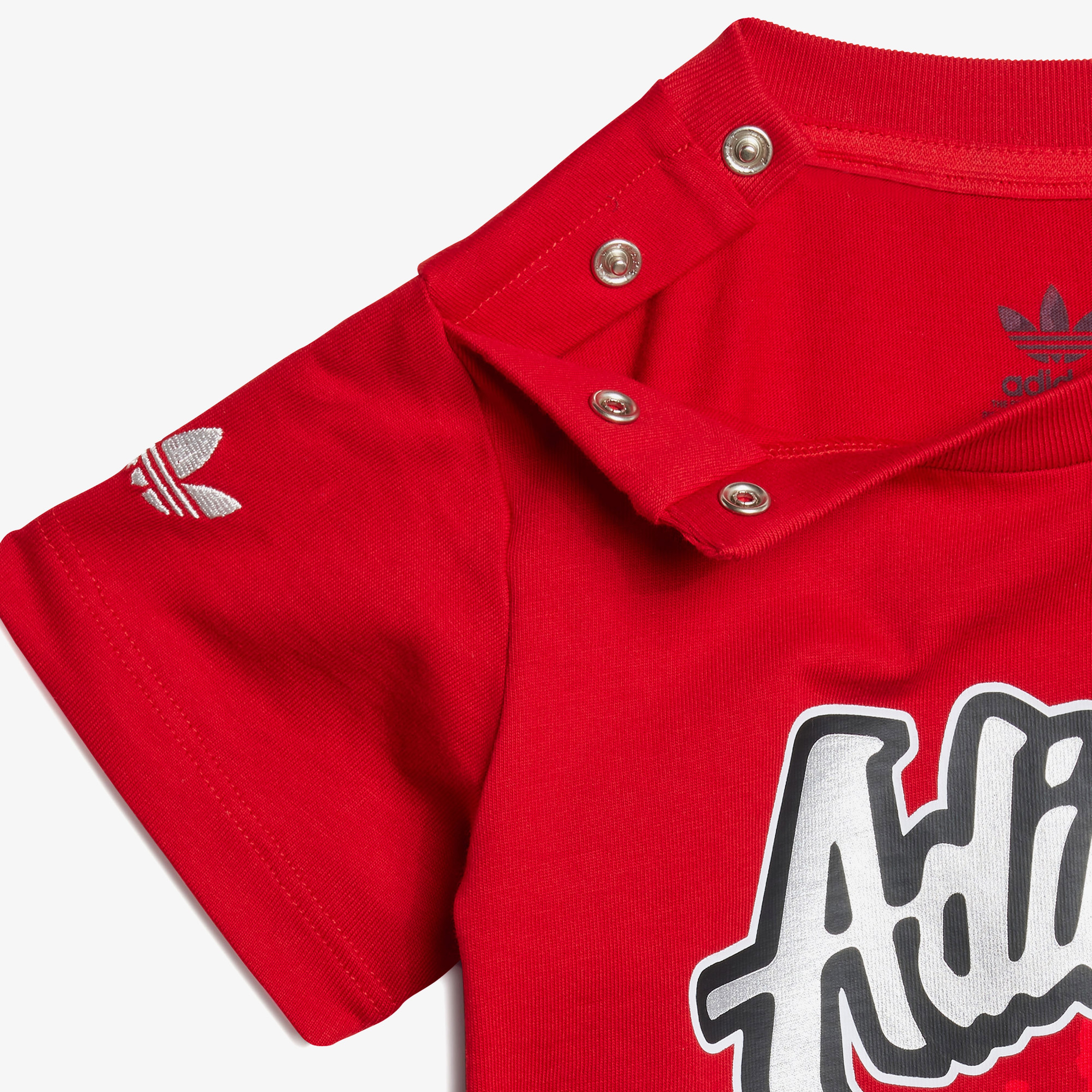 adidas Originals Bebek Kırmızı/Siyah Şort Takım