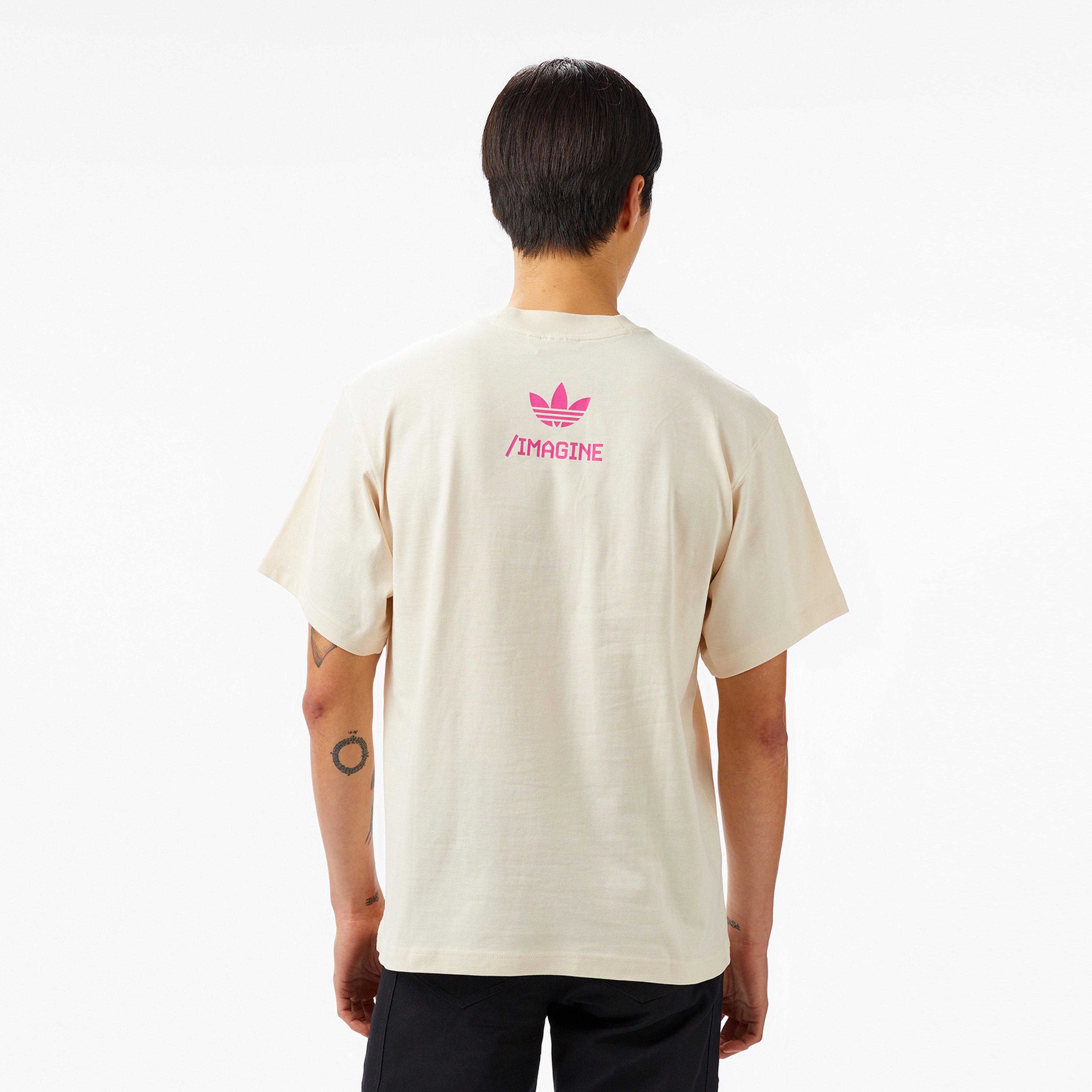adidas Emre Yusufi Erkek Beyaz T-Shirt