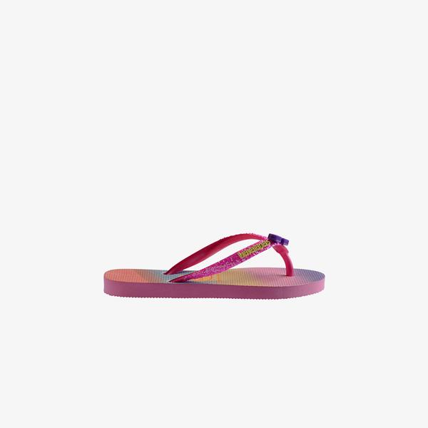 Havaianas Slim Glitter Çocuk Pembe Terlik