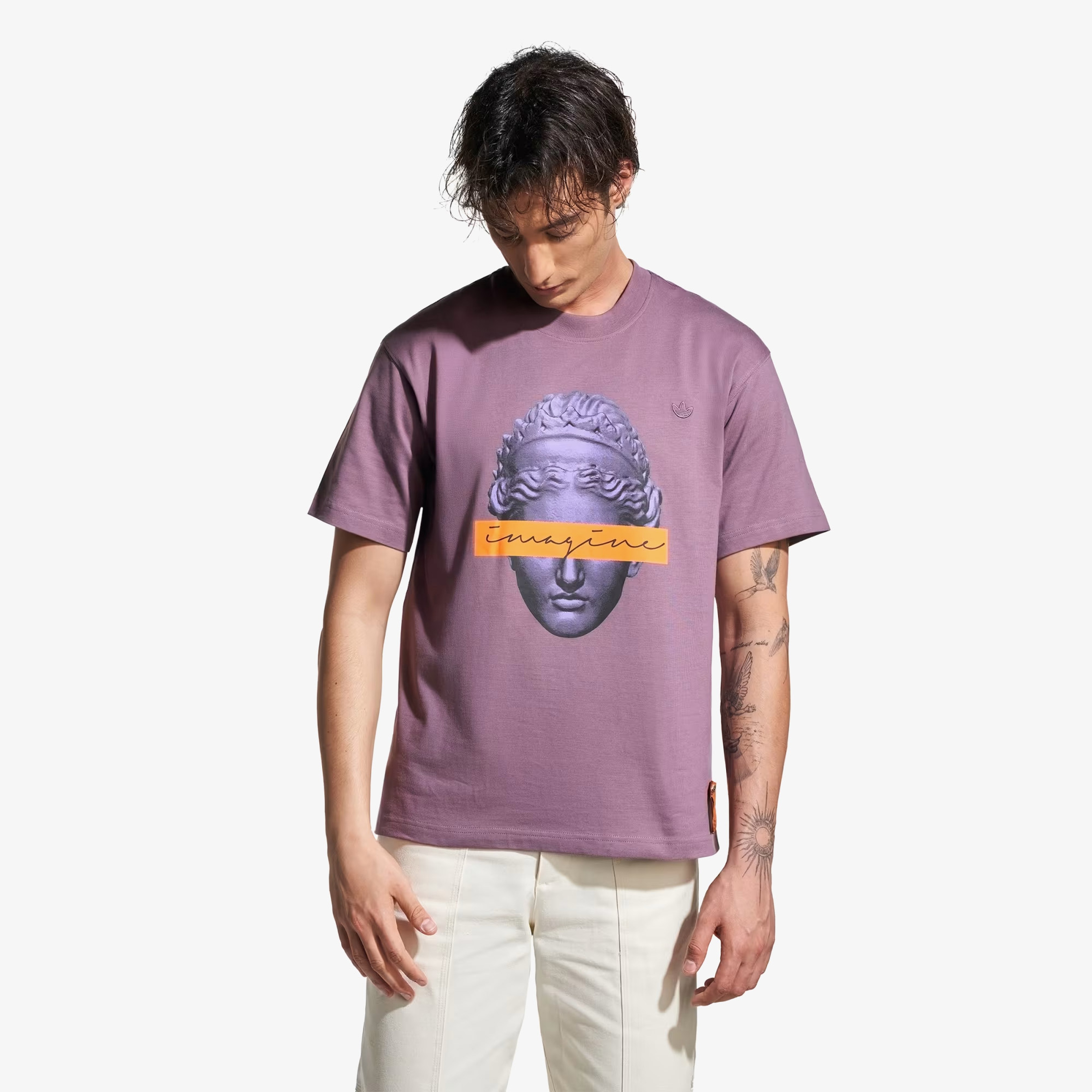 adidas Emre Yusufi Erkek Mor T-Shirt