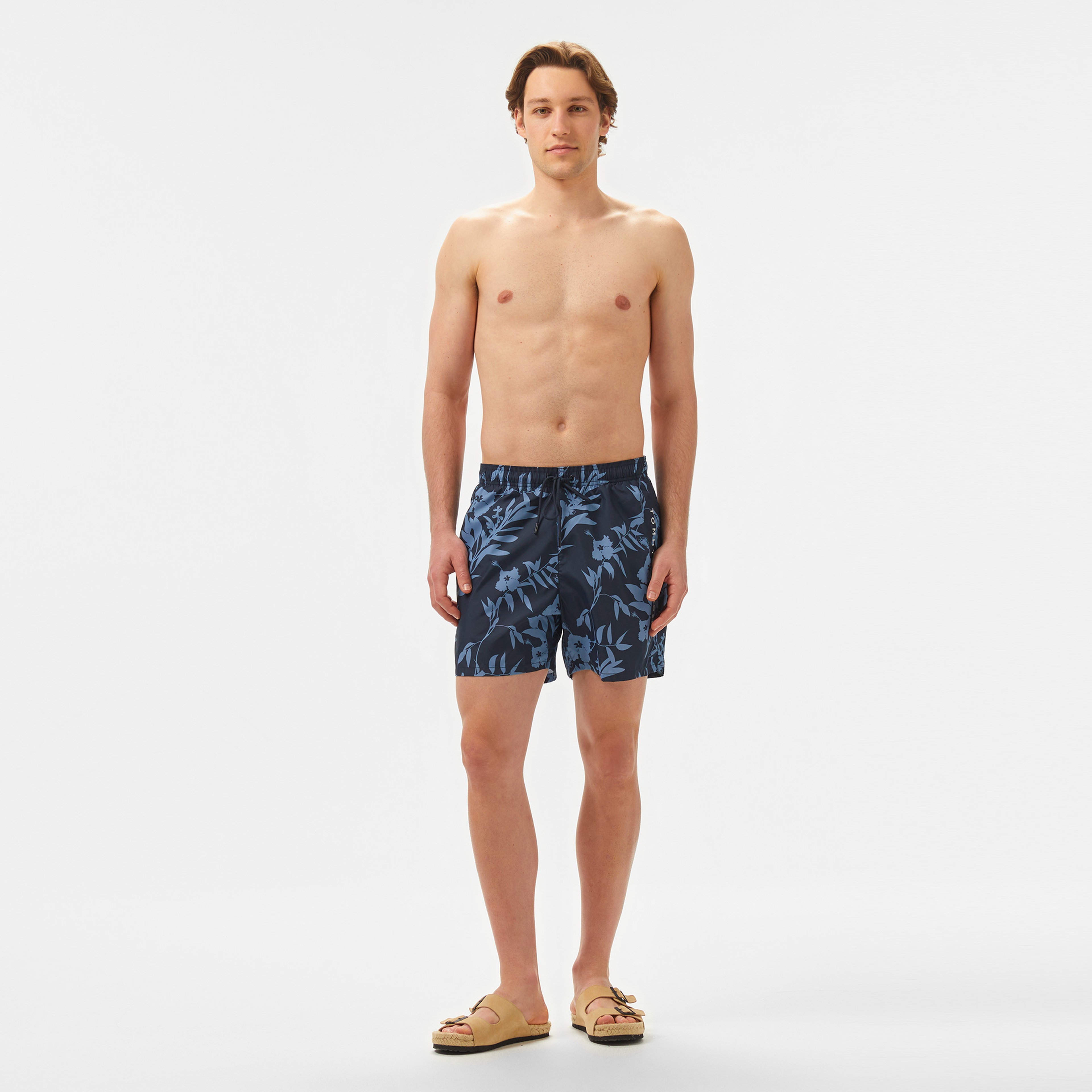 Tommy Hilfiger Erkek Mavi Mayo Şort