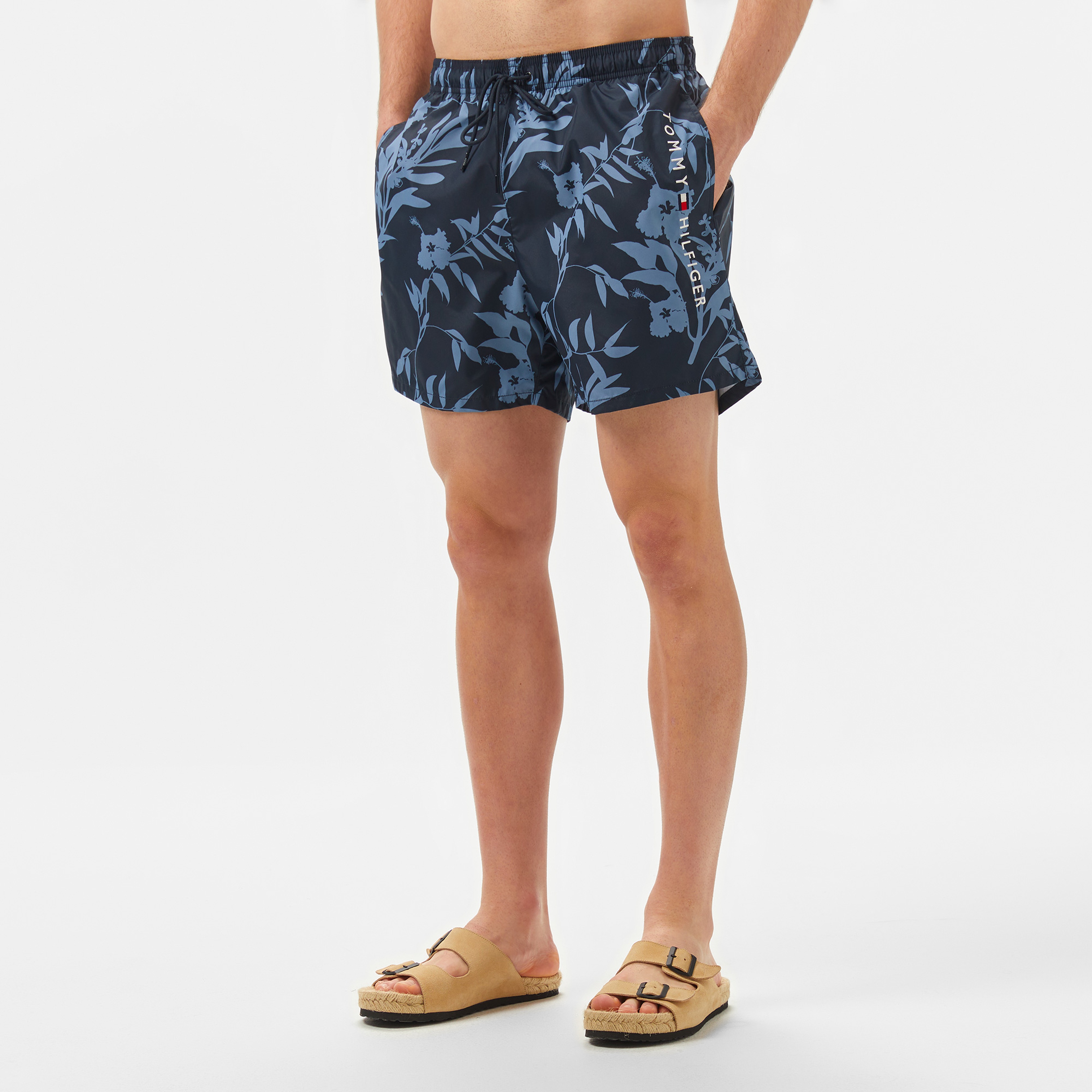 Tommy Hilfiger Erkek Mavi Mayo Şort
