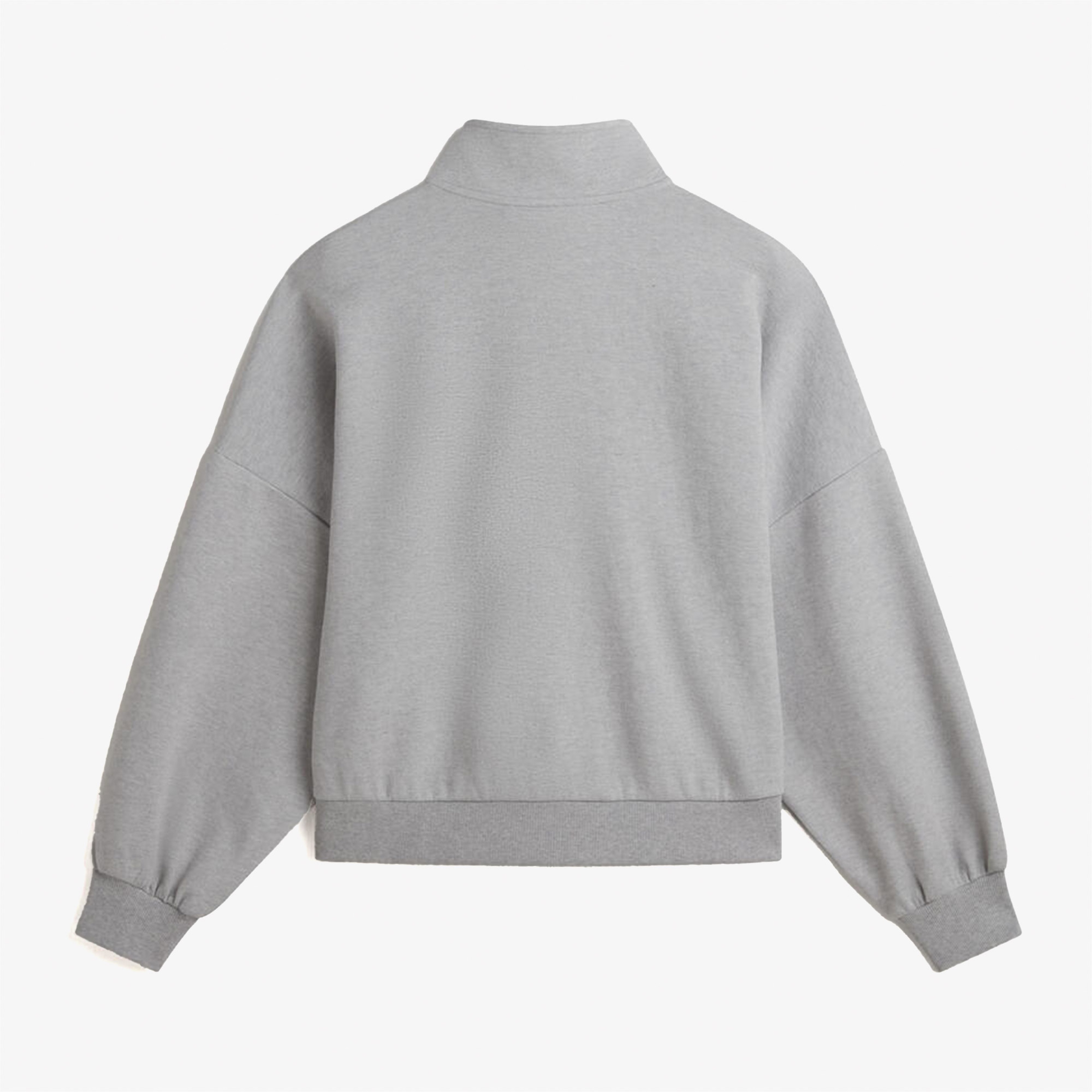 Vans Loose Mock Neck Kadın Gri Sweatshirt