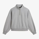Vans Loose Mock Neck Kadın Gri Sweatshirt