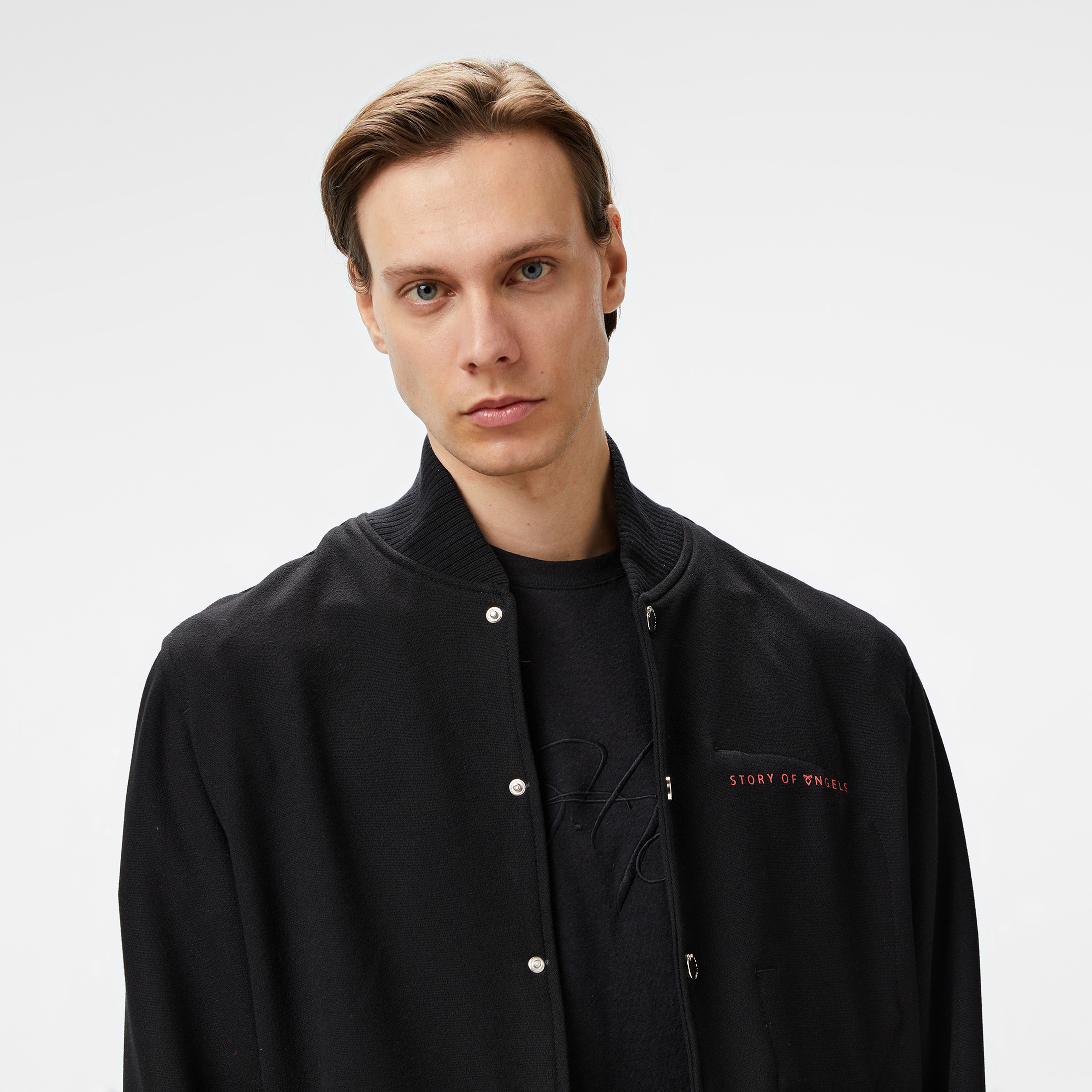 Story Of Angels Dream Logo Band Erkek Siyah Eşofman Altı