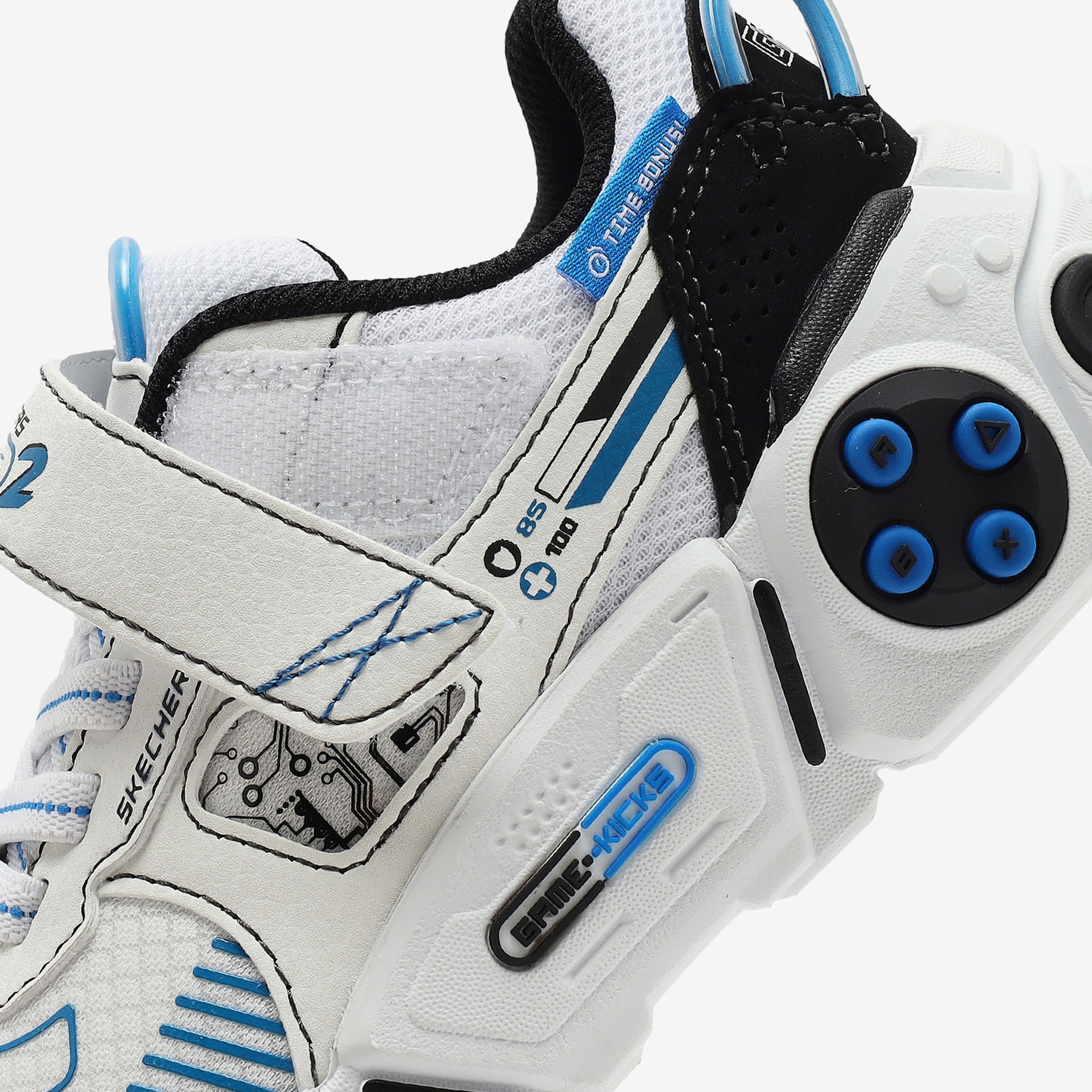 Skechers Gametronix 2.0 Çocuk Beyaz Spor Ayakkabı