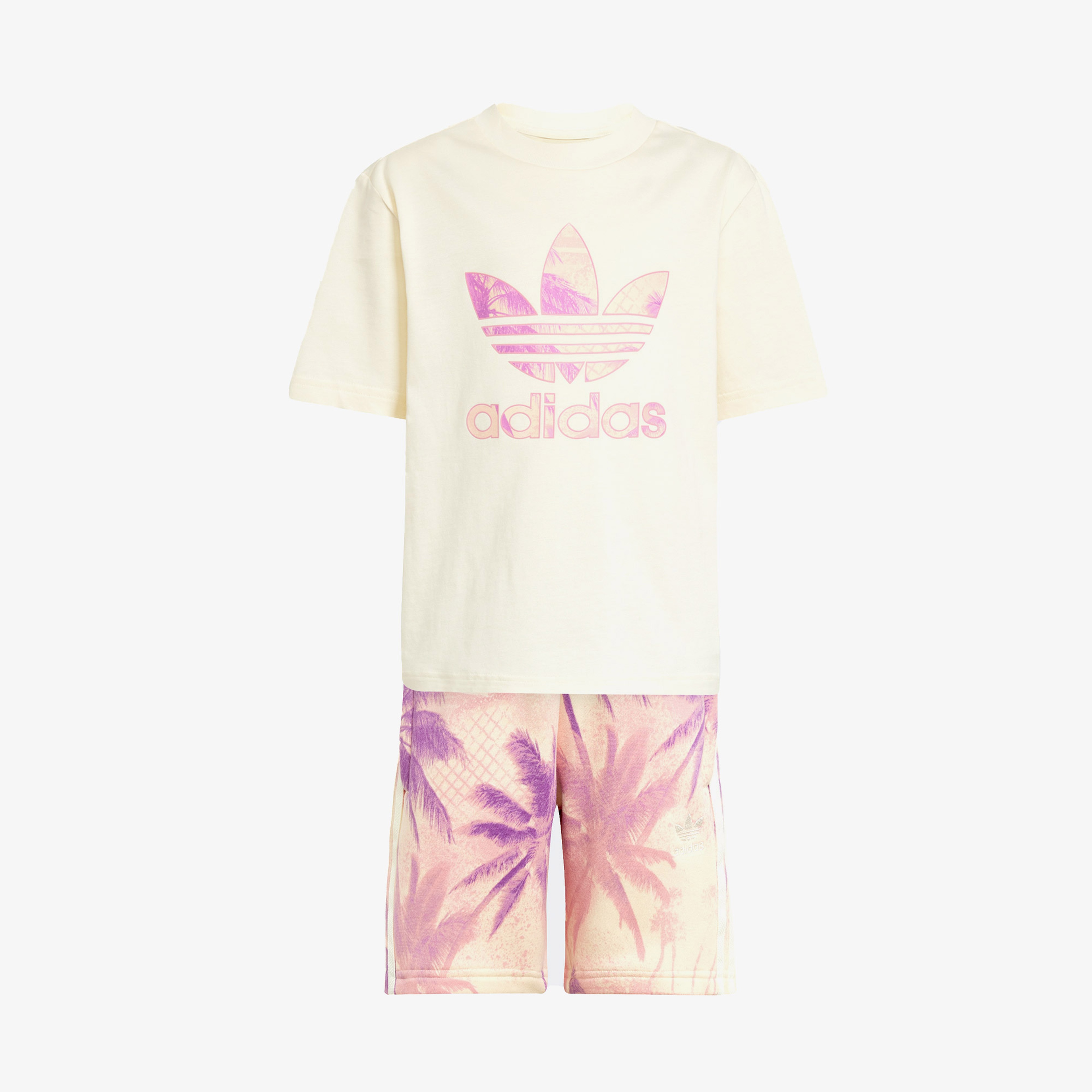 adidas Tee Bej Çocuk Şort Tişört Takımı