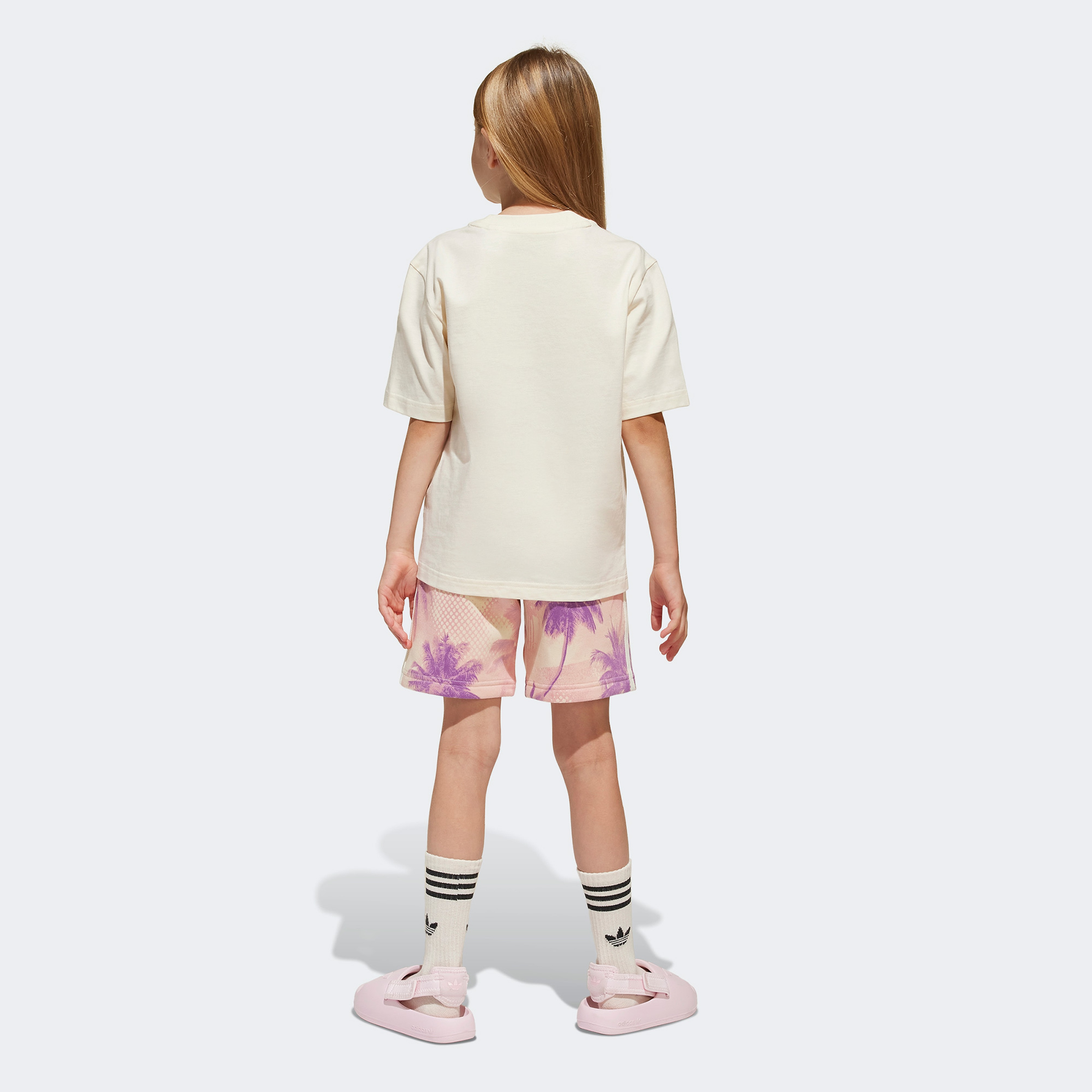 adidas Tee Bej Çocuk Şort Tişört Takımı