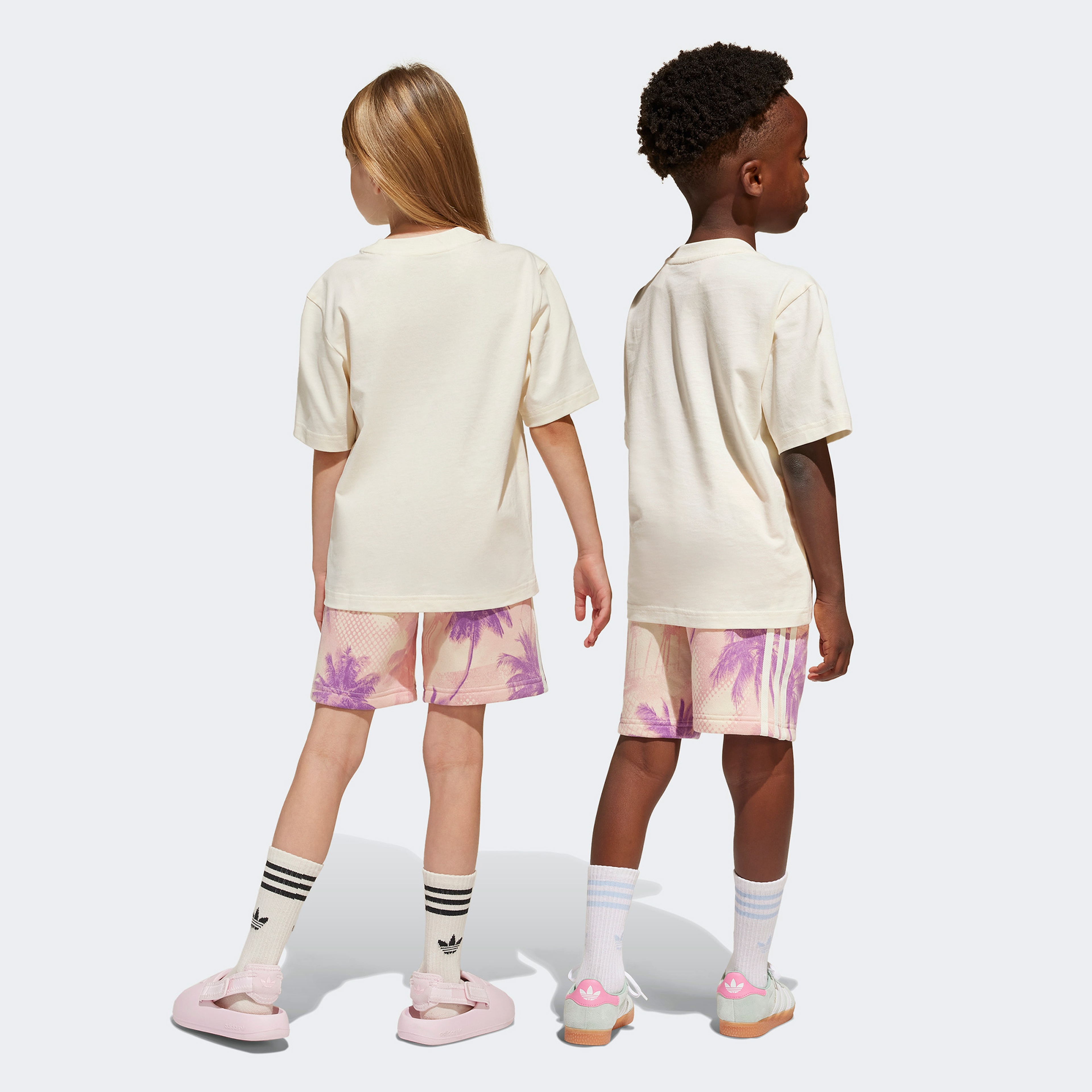 adidas Tee Bej Çocuk Şort Tişört Takımı