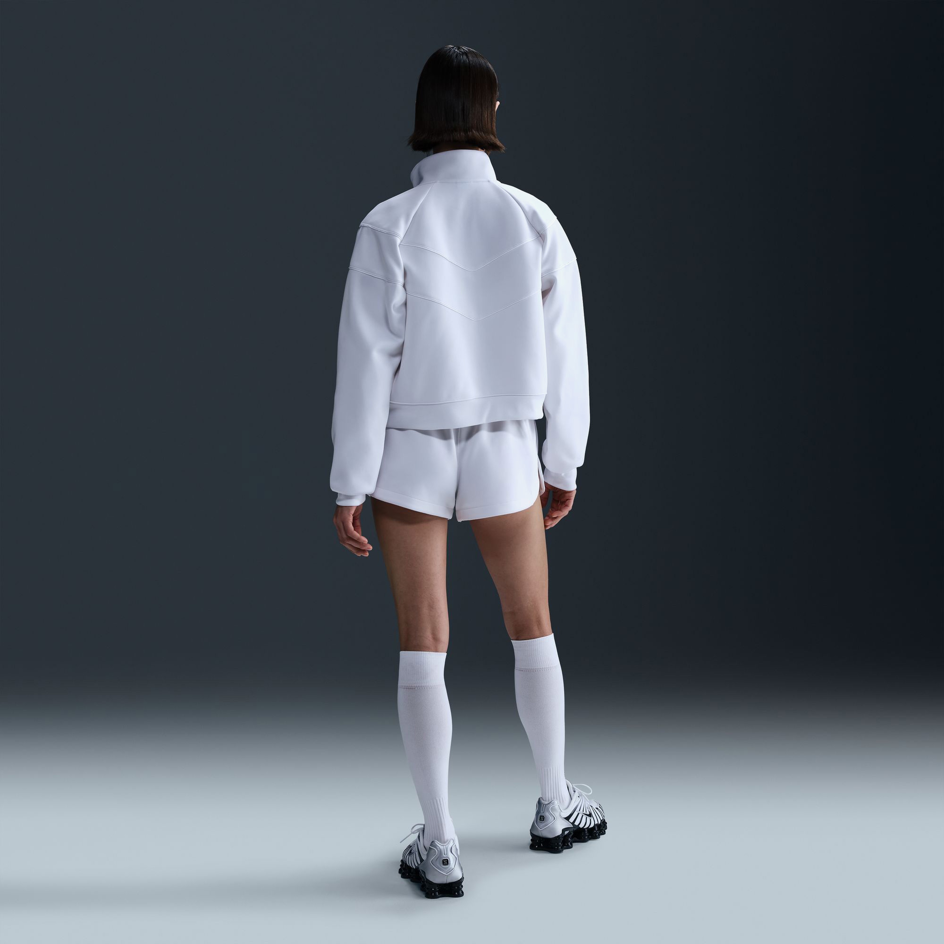 Nike Sportswear Windrunner Kadın Beyaz Ceket