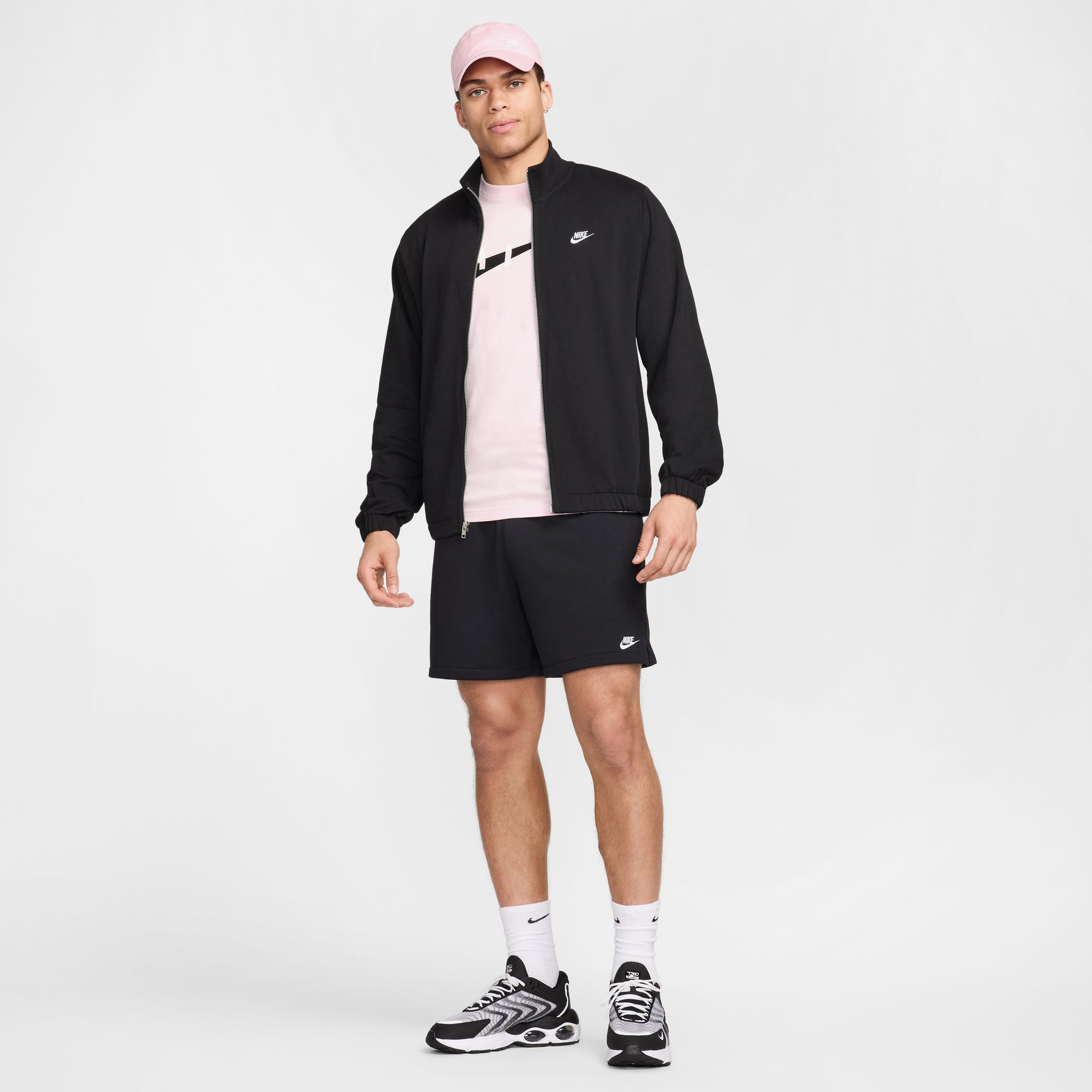 Nike Sportswear Club Erkek Siyah Ceket