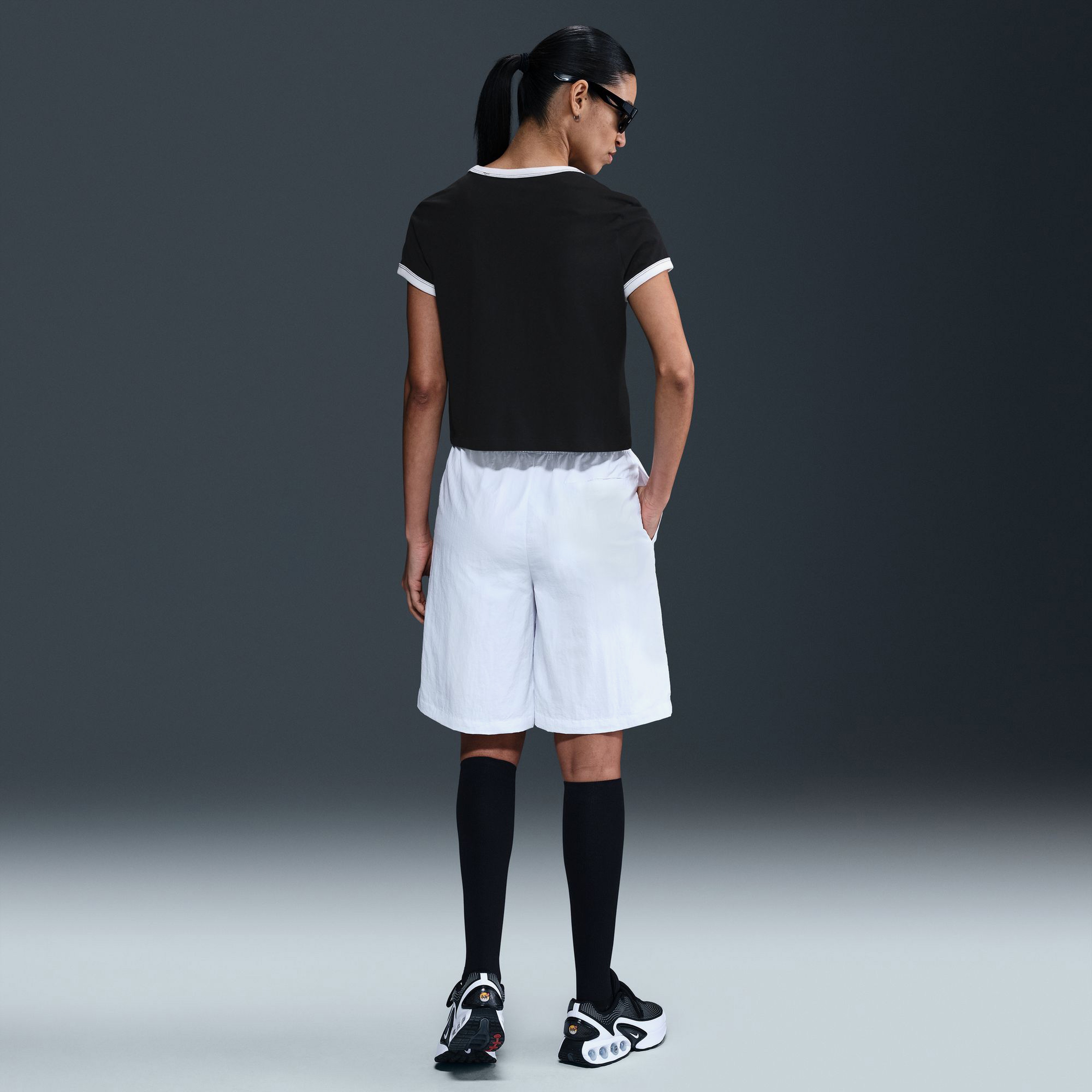 Nike Ringer Kadın Siyah T-Shirt