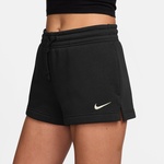 Nike Phoenix Fleece Kadın Siyah Şort