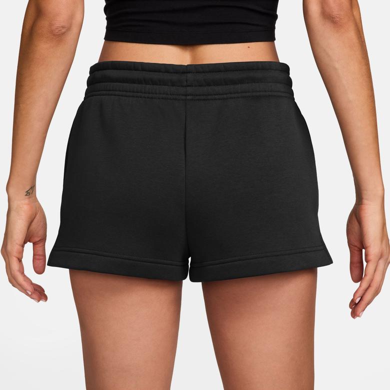 Nike Phoenix Fleece Kadın Siyah Şort