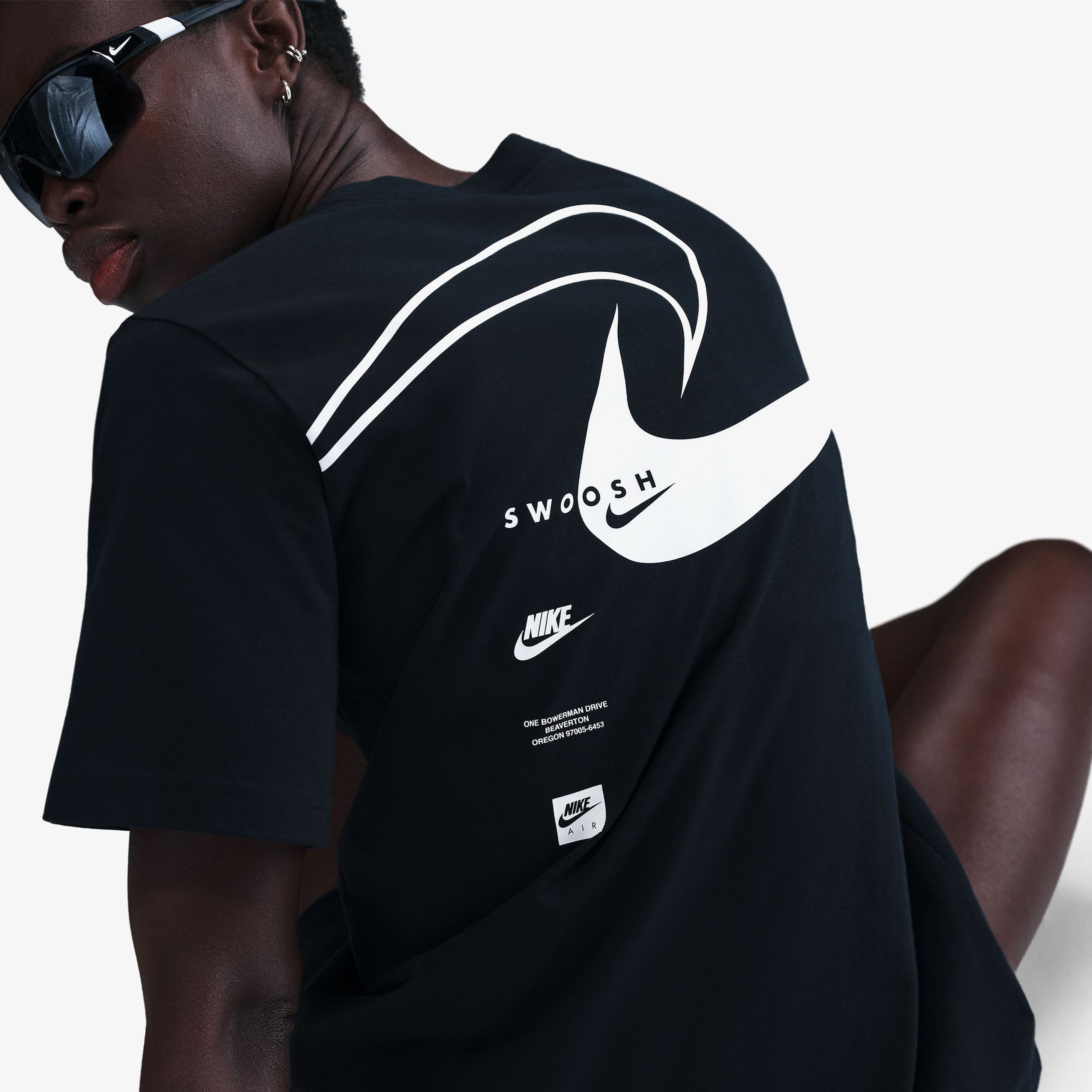 Nike Sportswear Club Kadın Siyah T-Shirt