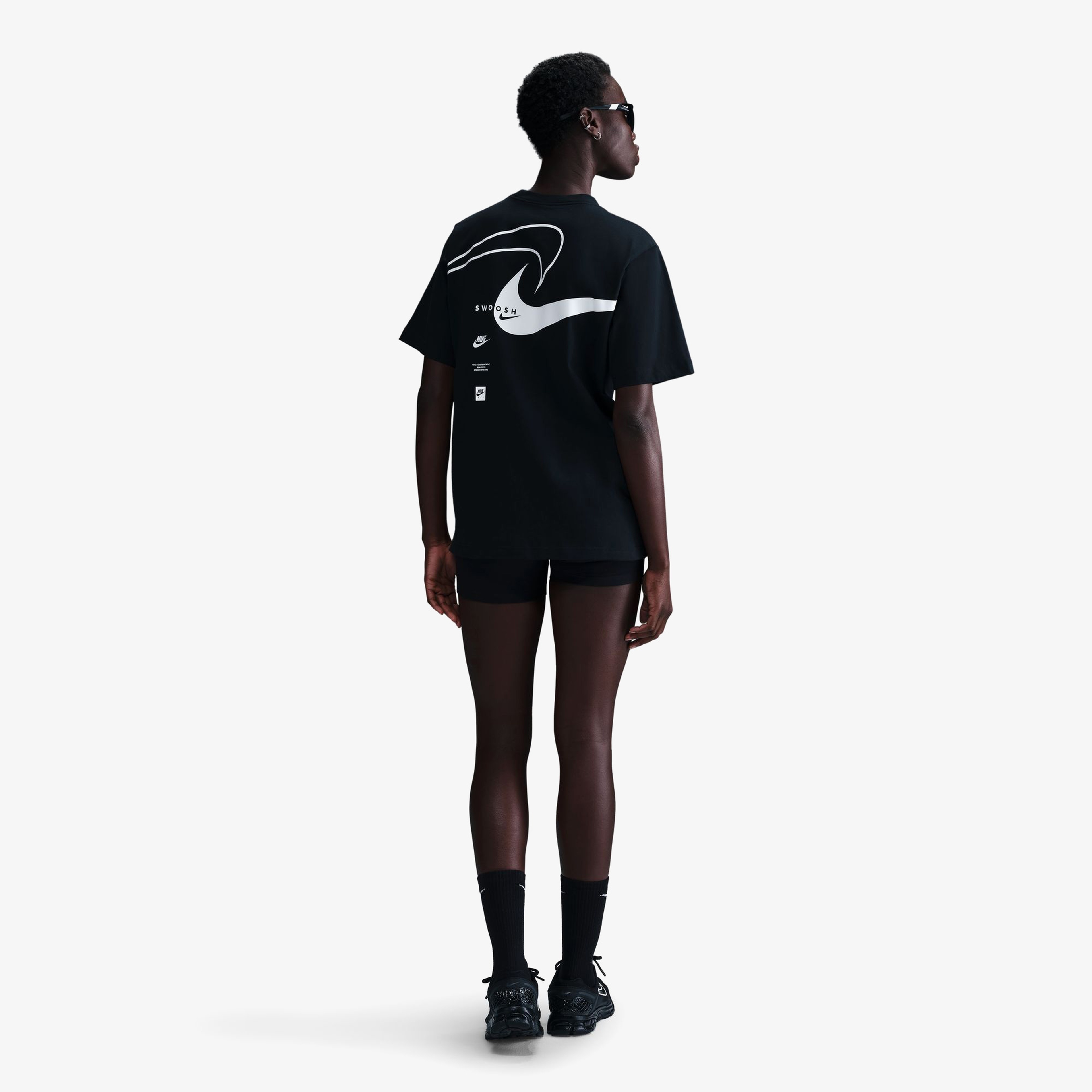 Nike Sportswear Club Kadın Siyah T-Shirt