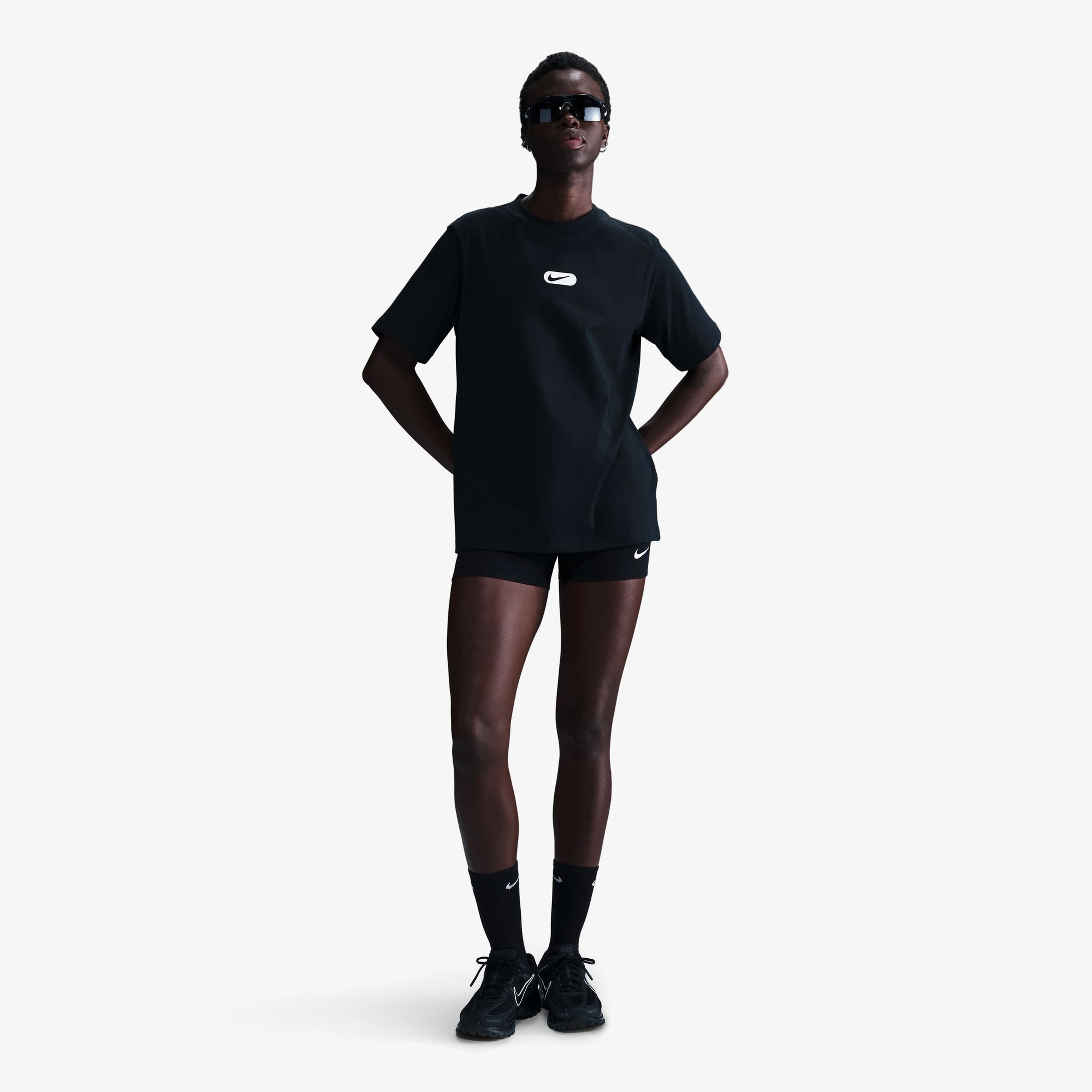 Nike Sportswear Club Kadın Siyah T-Shirt