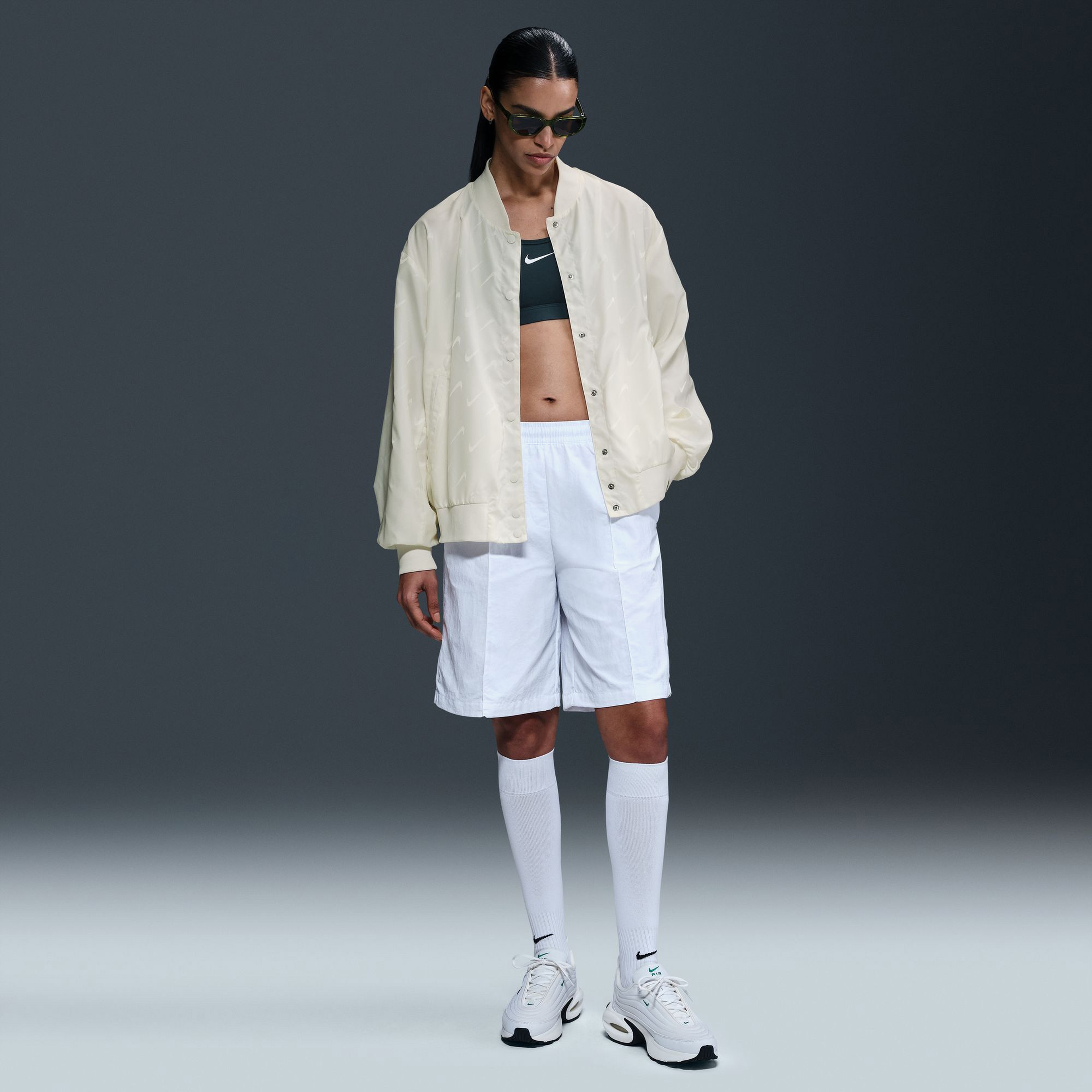 Nike Sportswear Kadın Beyaz Ceket