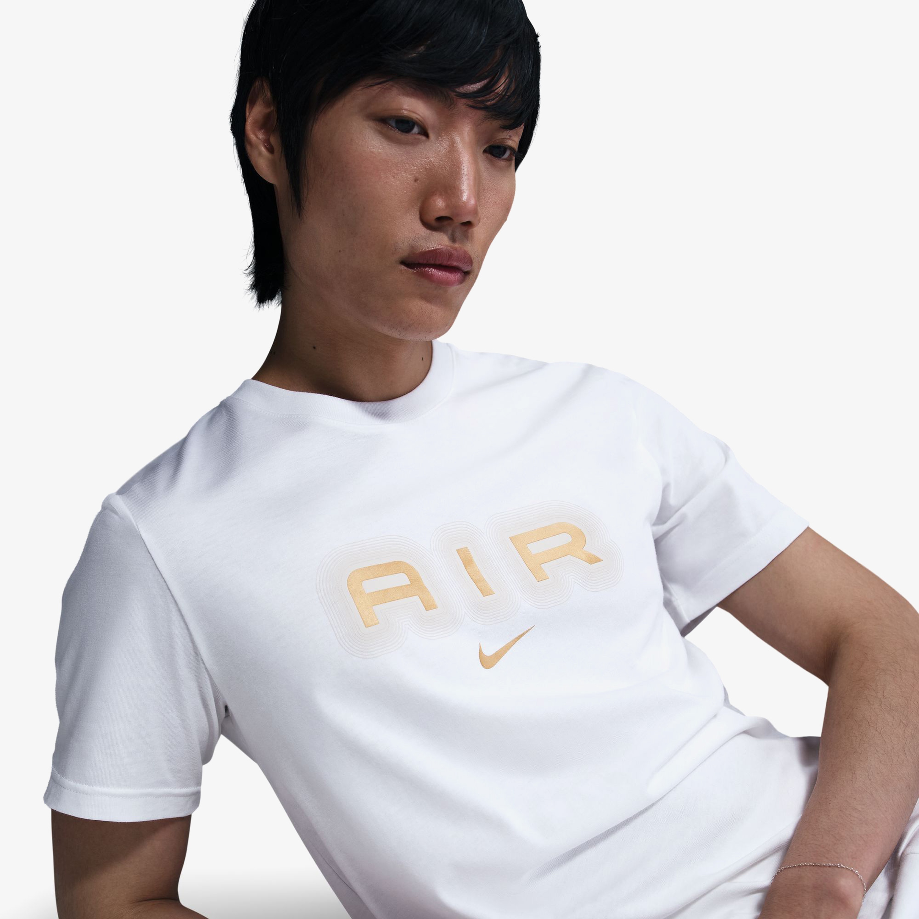 Nike Air Graphic Erkek Beyaz T-Shirt