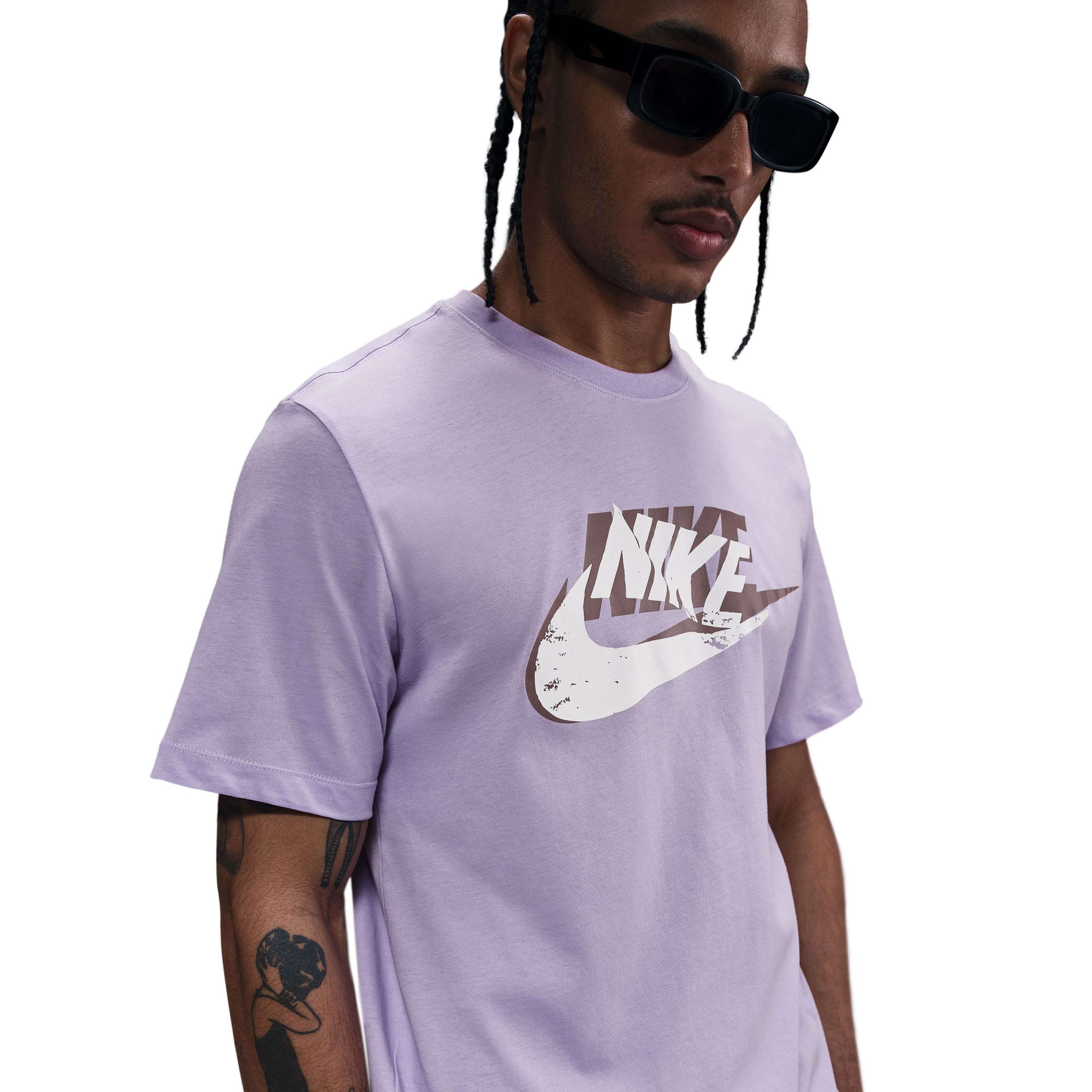Nike Futura Erkek  Mor T-Shirt