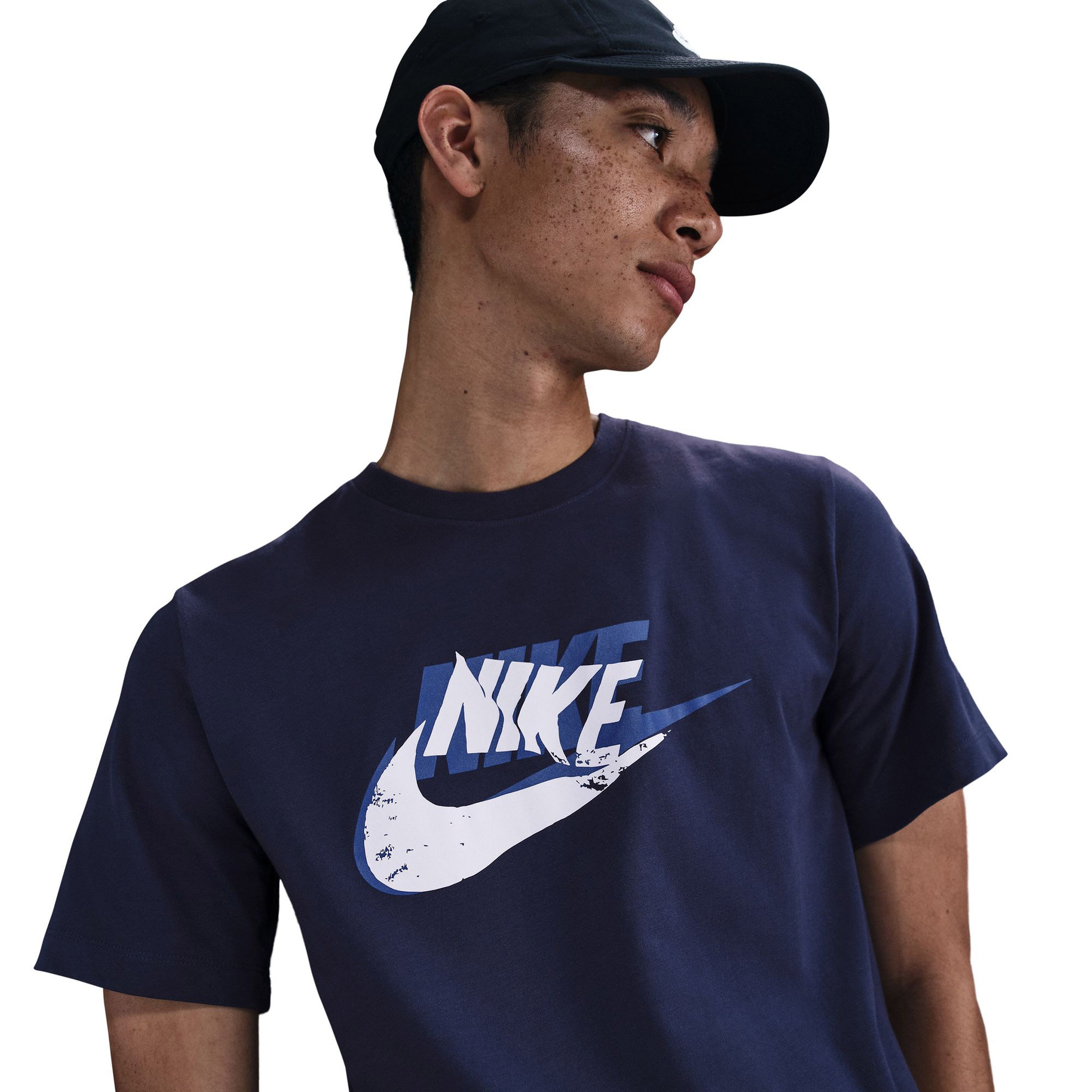 Nike Futura Erkek  Lacivert  T-Shirt