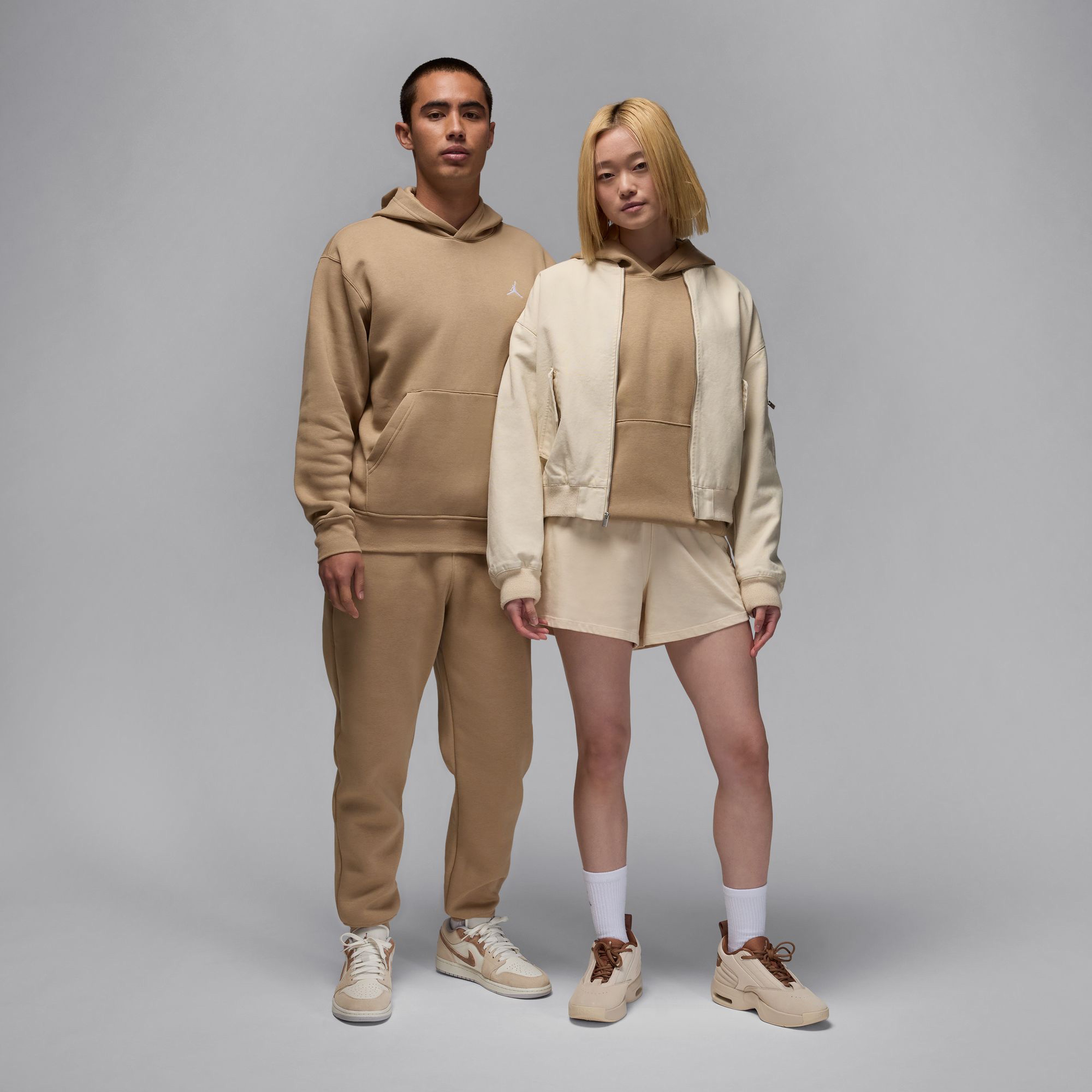 Jordan Flight Fleece Erkek Kahverengi Sweatshirt