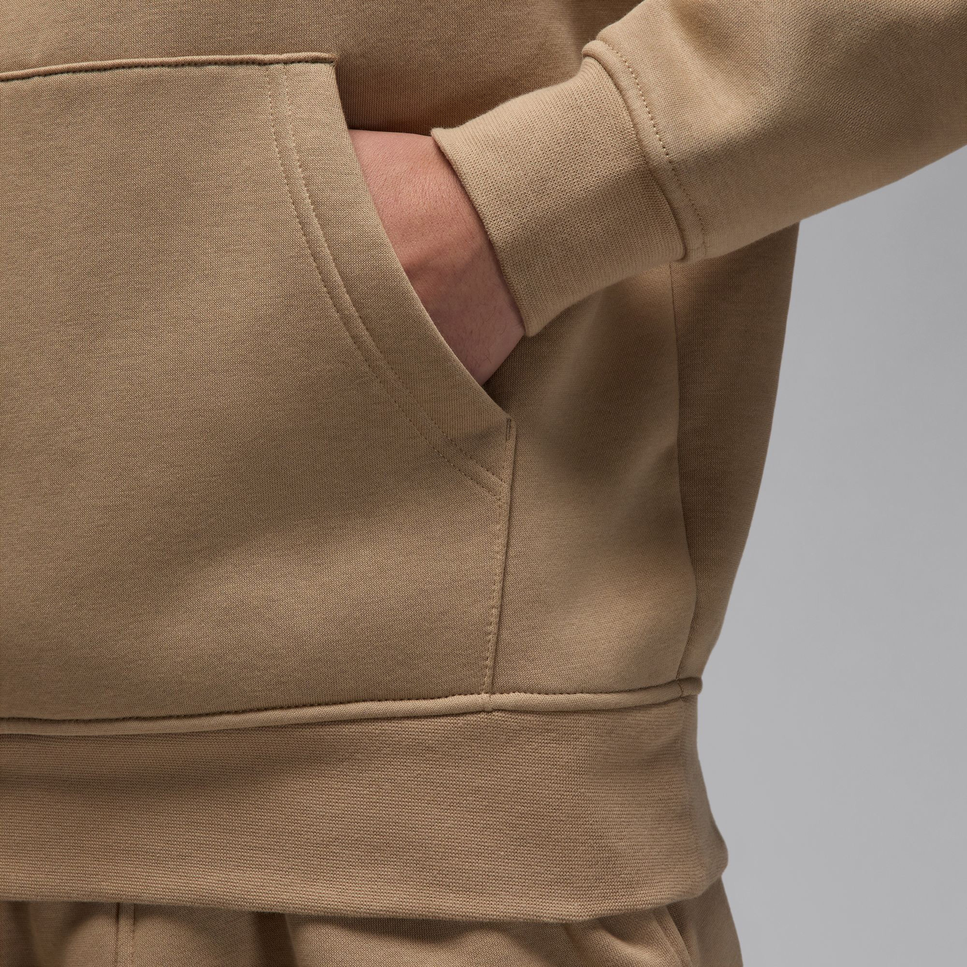 Jordan Flight Fleece Erkek Kahverengi Sweatshirt