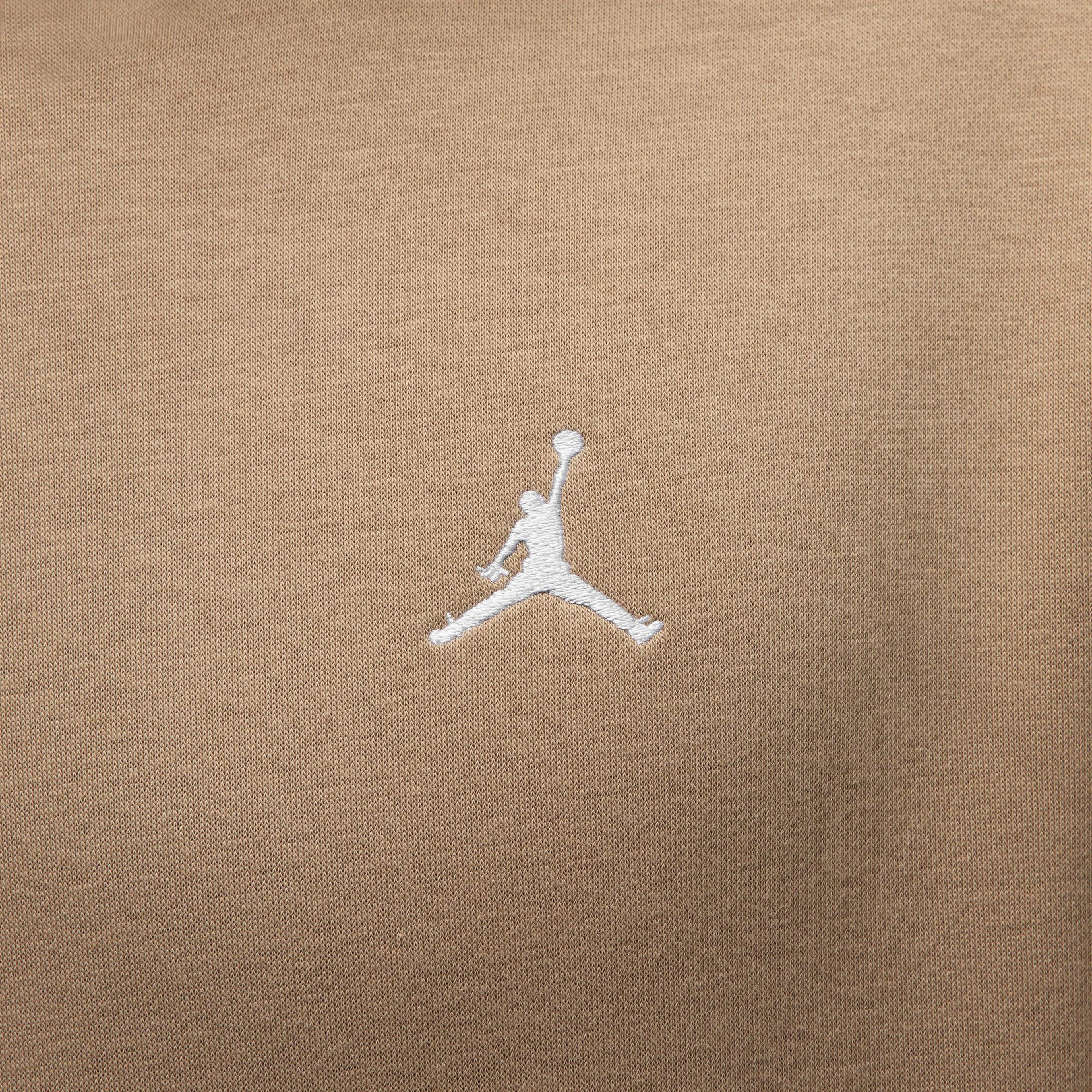 Jordan Flight Fleece Erkek Kahverengi Sweatshirt