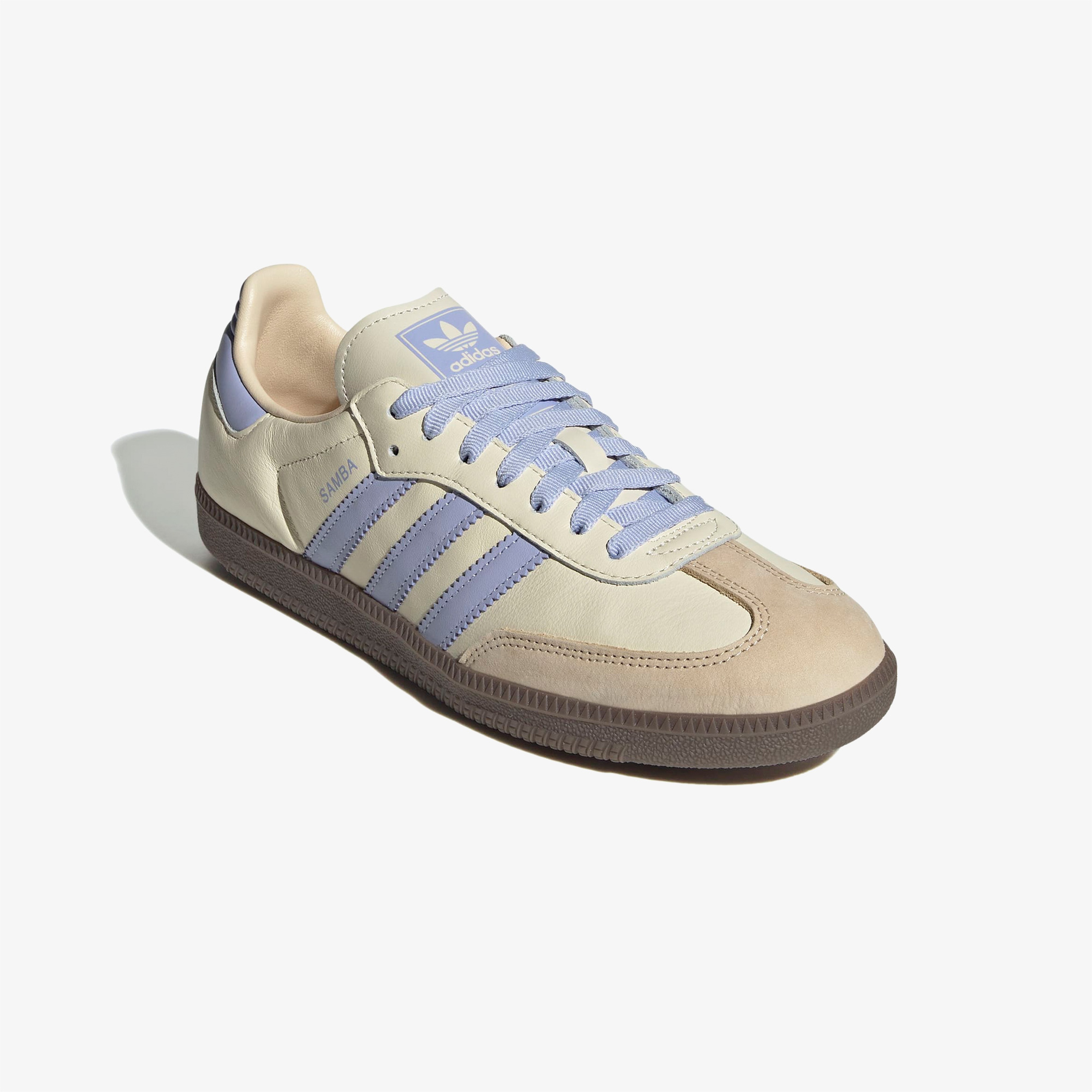 adidas Samba OG Unisex Krem/Lila Spor Ayakkabı