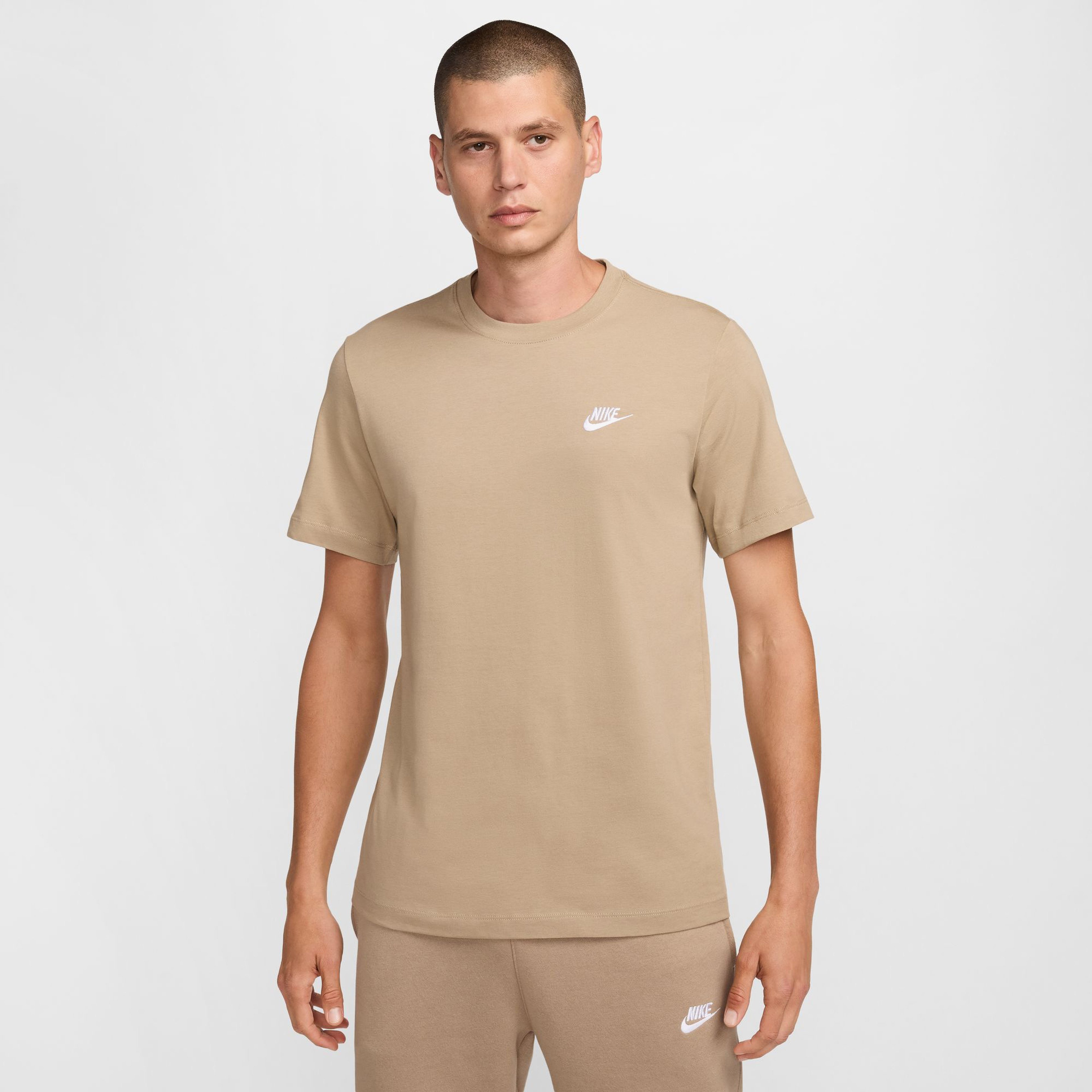 Nike Sportswear Club Erkek Haki T-Shirt