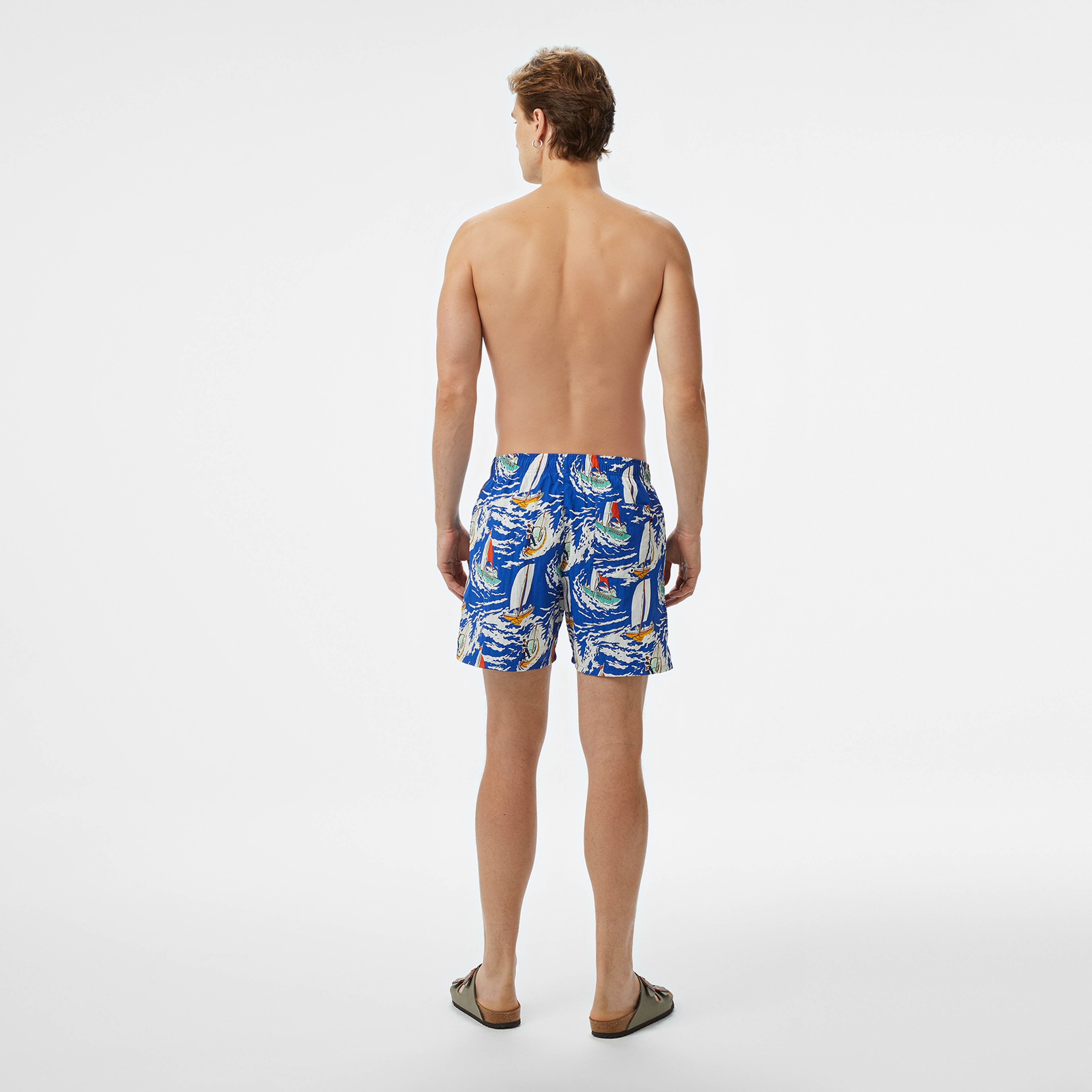 Tommy Hilfiger Regular Fit Cepli Erkek Mavi Mayo