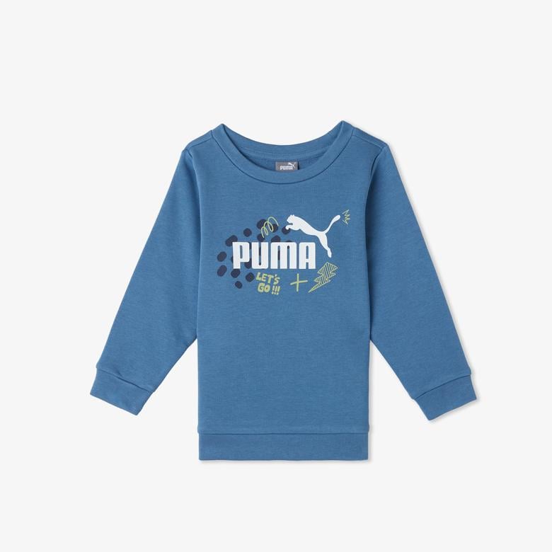 Puma Boxy Çocuk Mavi Eşofman Takımı