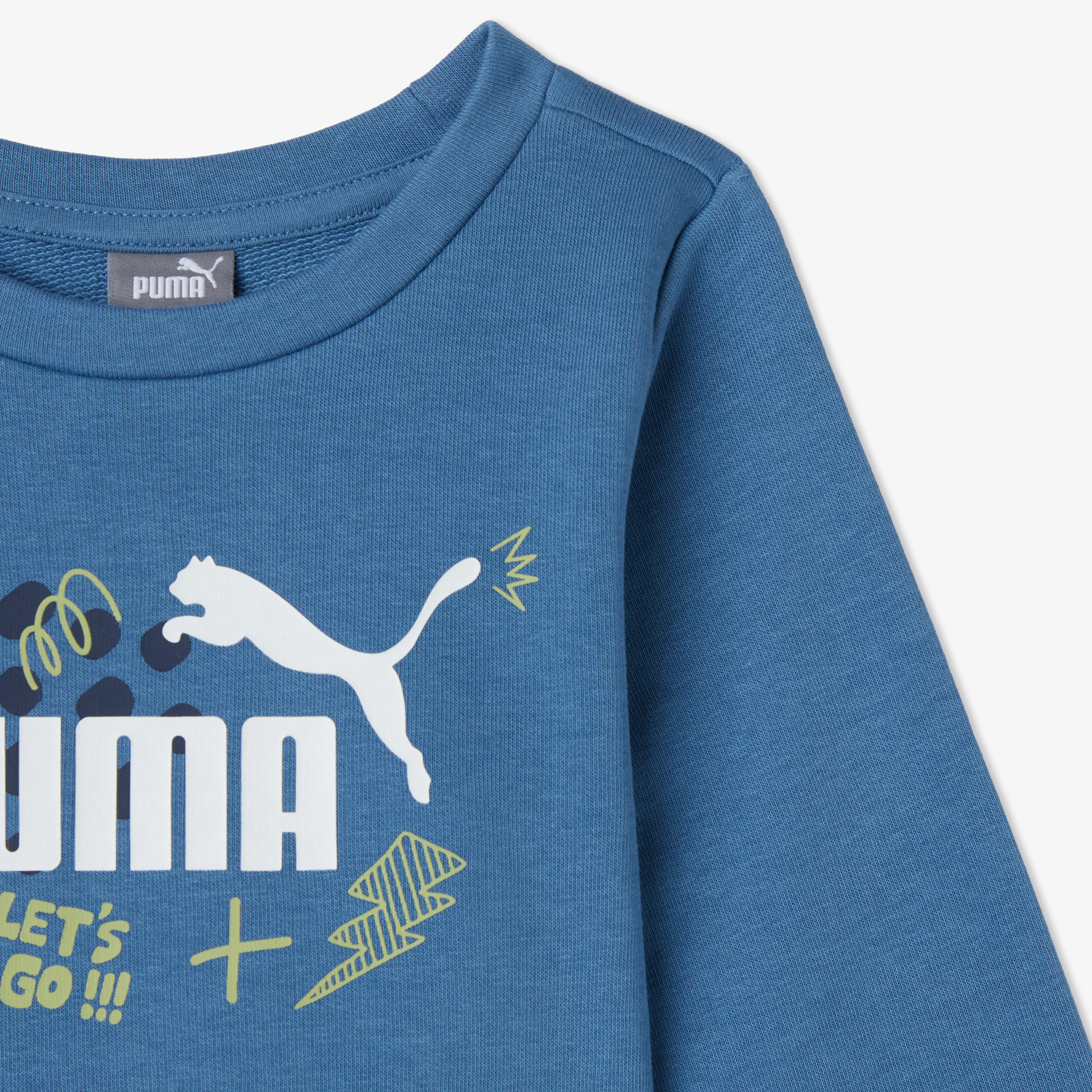 Puma Boxy Çocuk Mavi Eşofman Takımı