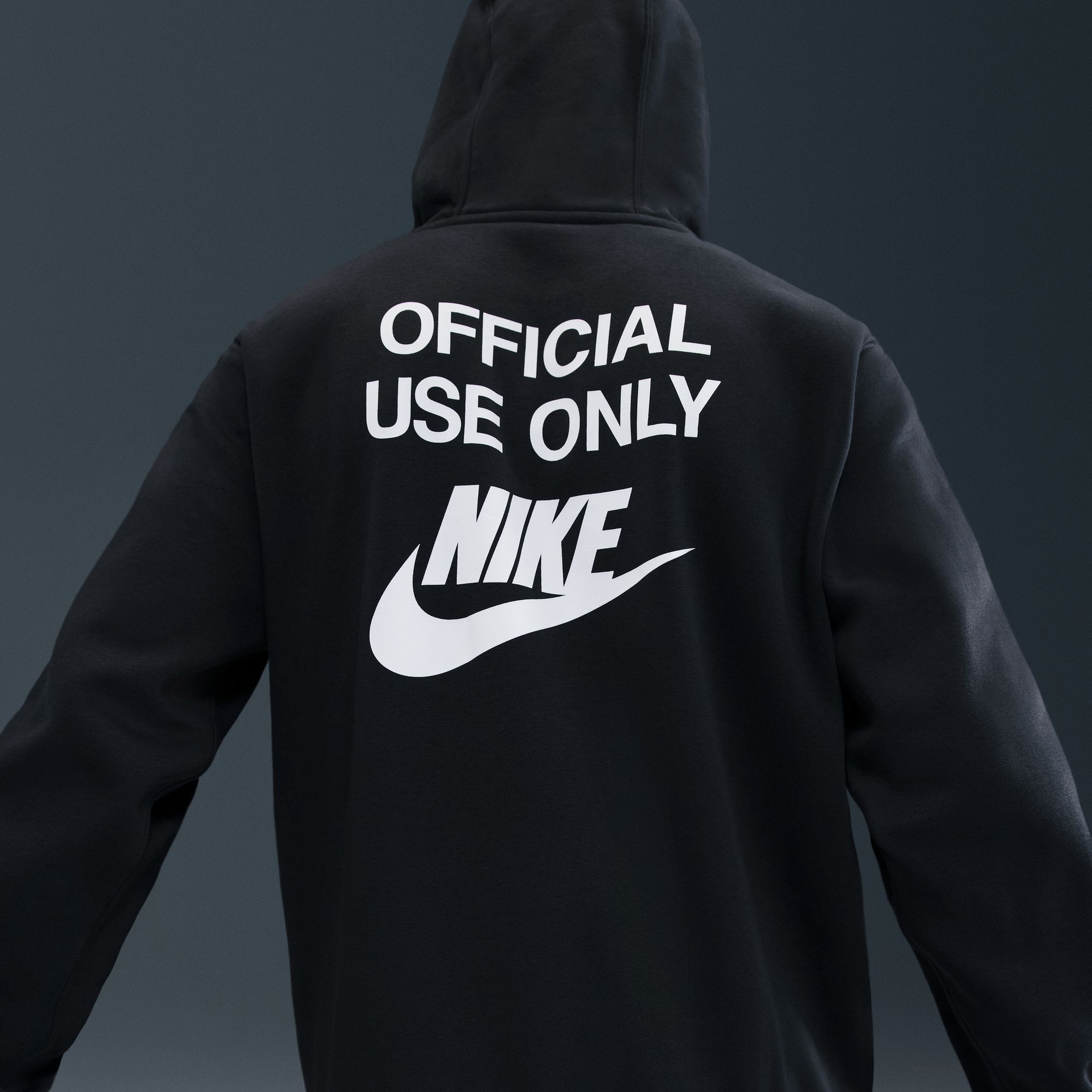 Nike Club Official Erkek Siyah Hoodie