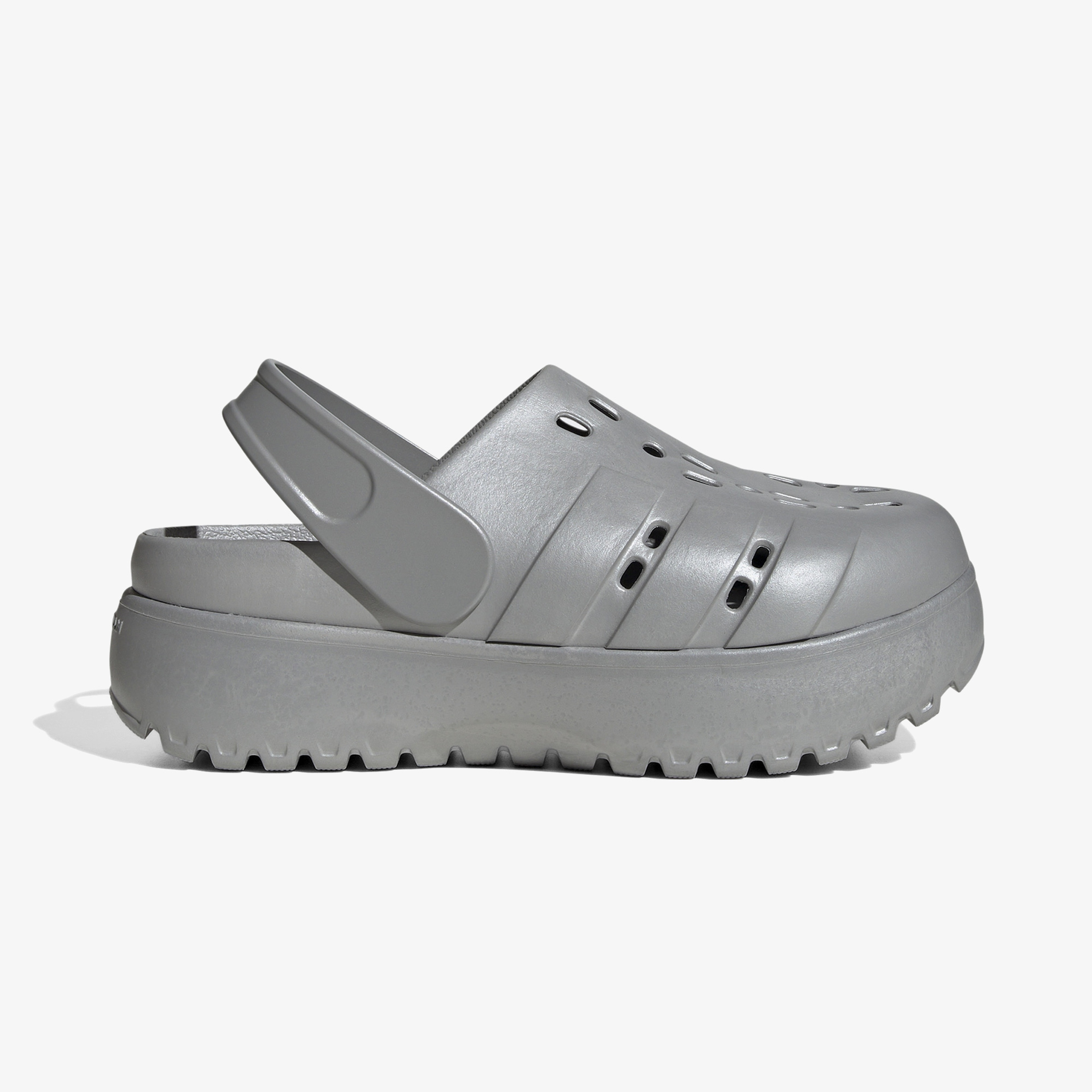 adidas AdıletteClogPlatform Gri Unisex Sandalet