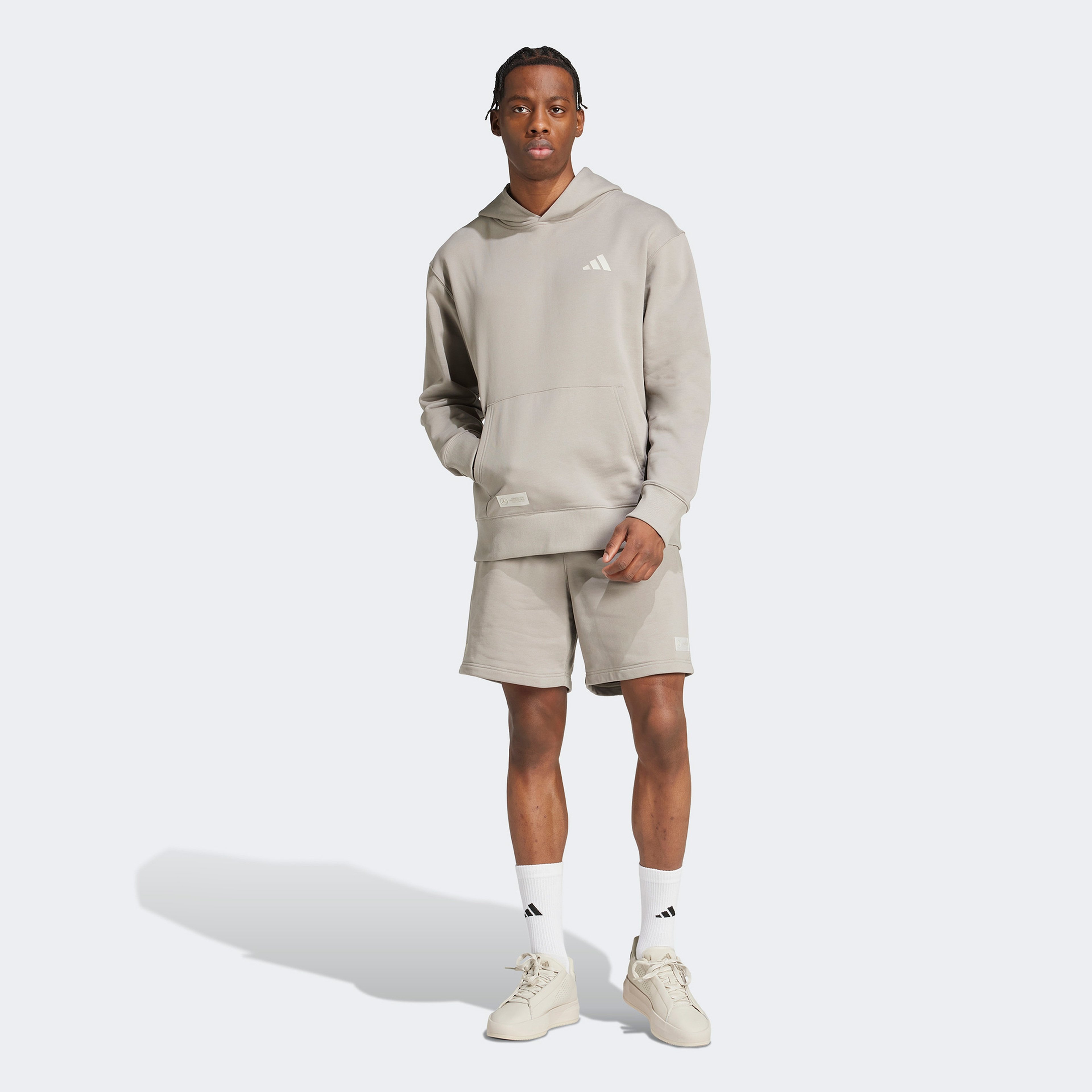 adidas Mercedes Amg Petronnas Formula One Team Erkek Bej Sweatshirt