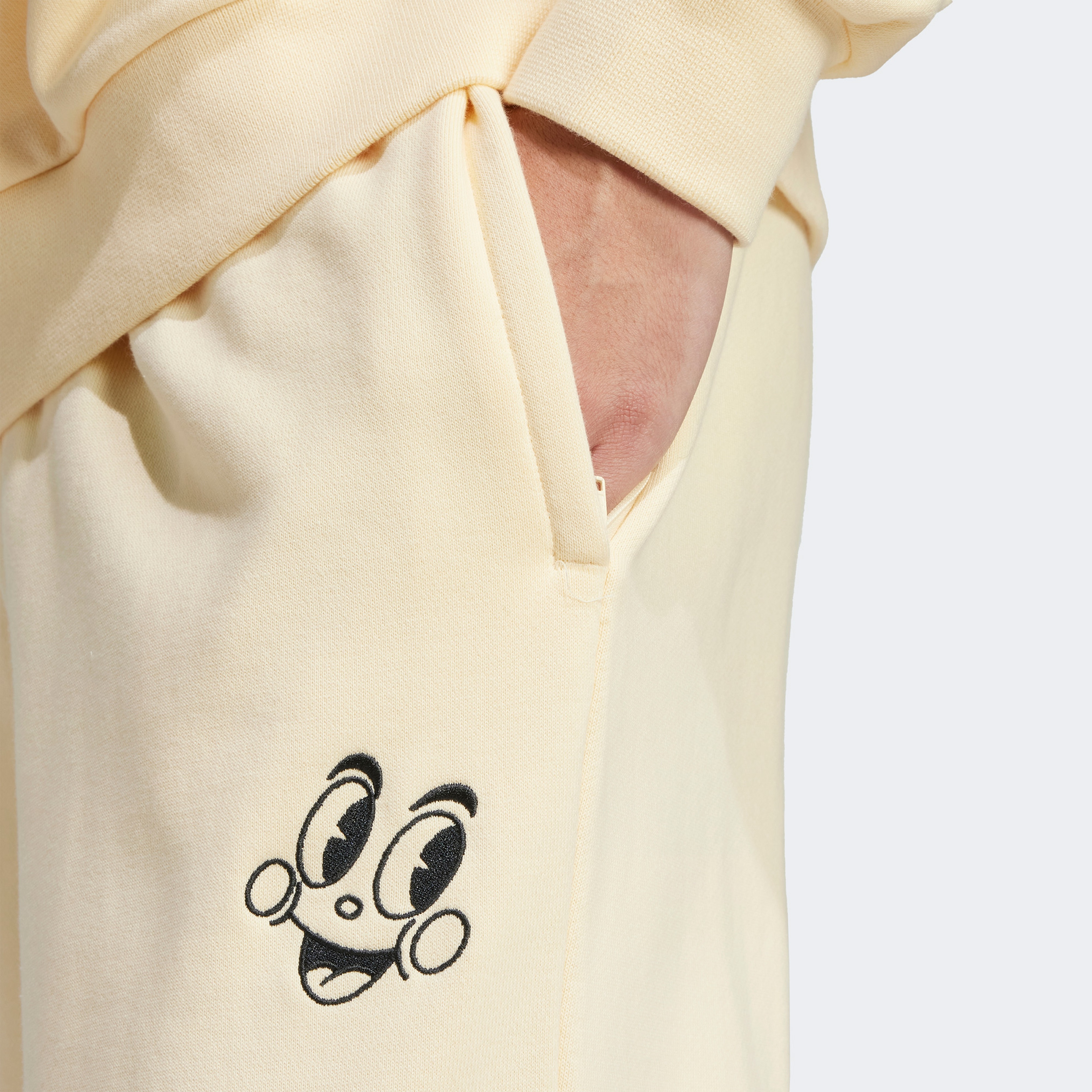 adidas Originals 70s Fleece Nelson Erkek Krem Eşofman Altı