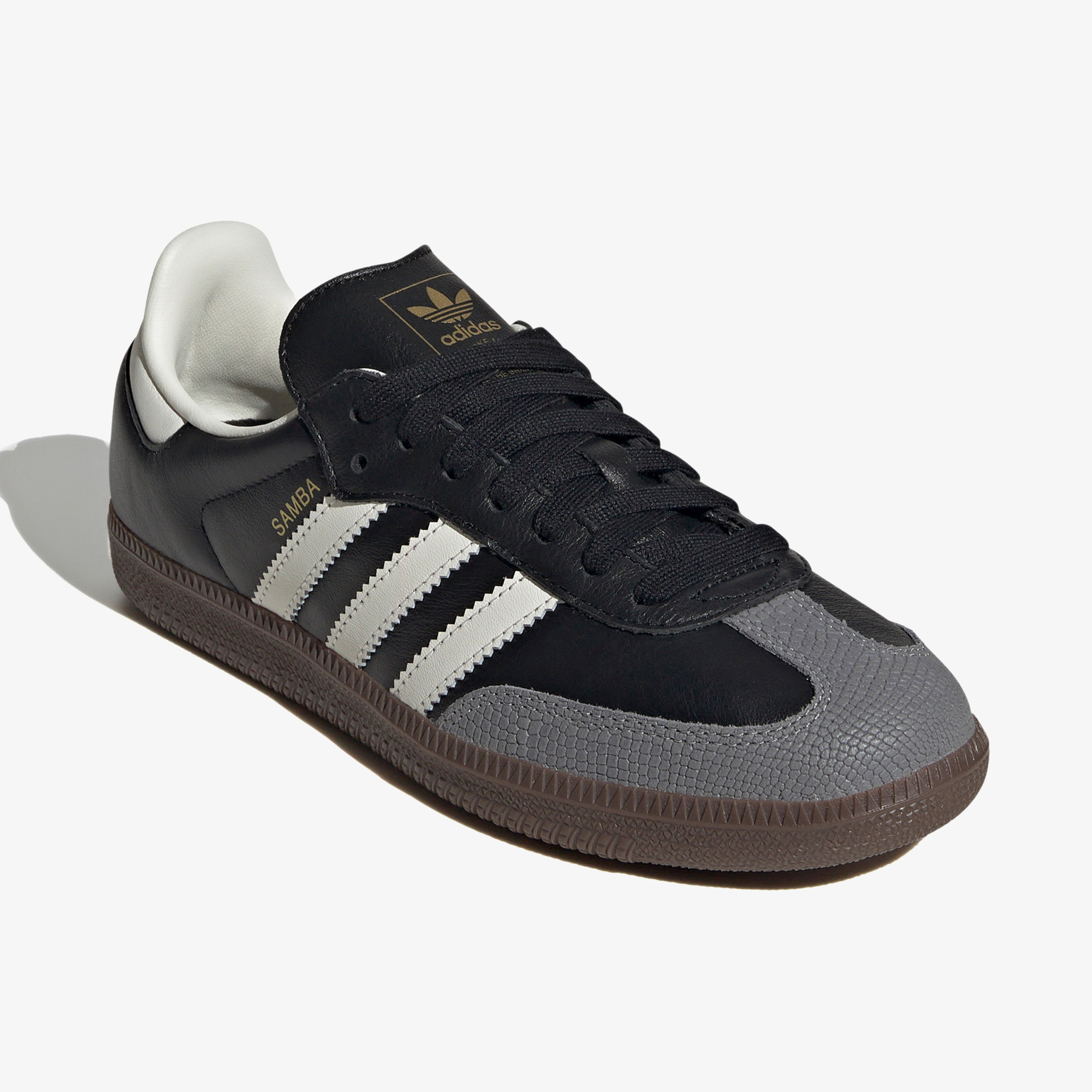 adidas Samba OG Desenli Siyah Kadın Sneaker