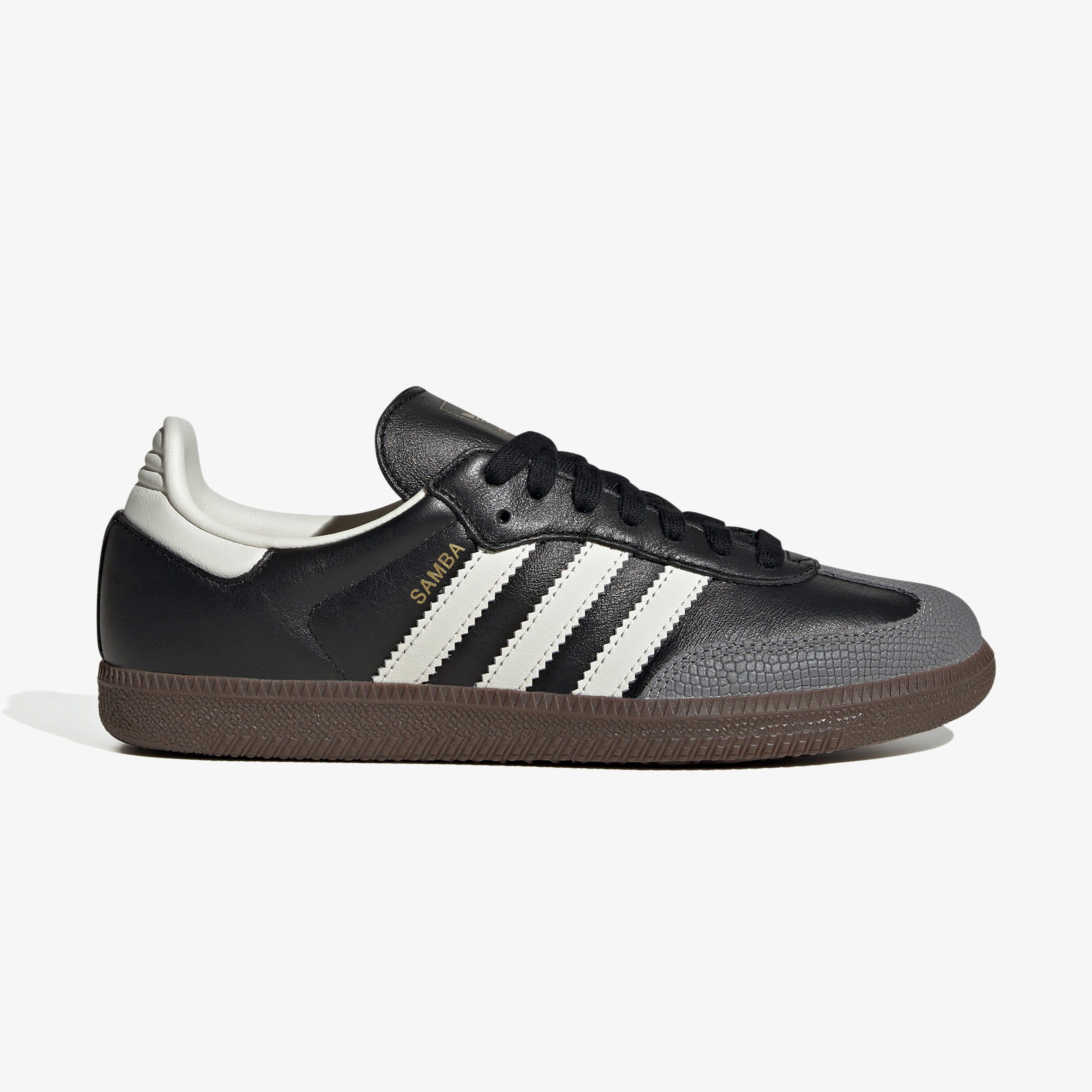 adidas Samba OG Desenli Siyah Kadın Sneaker