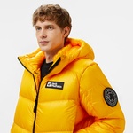 Jack Wolfskin Down insulated Erkek Sarı Mont