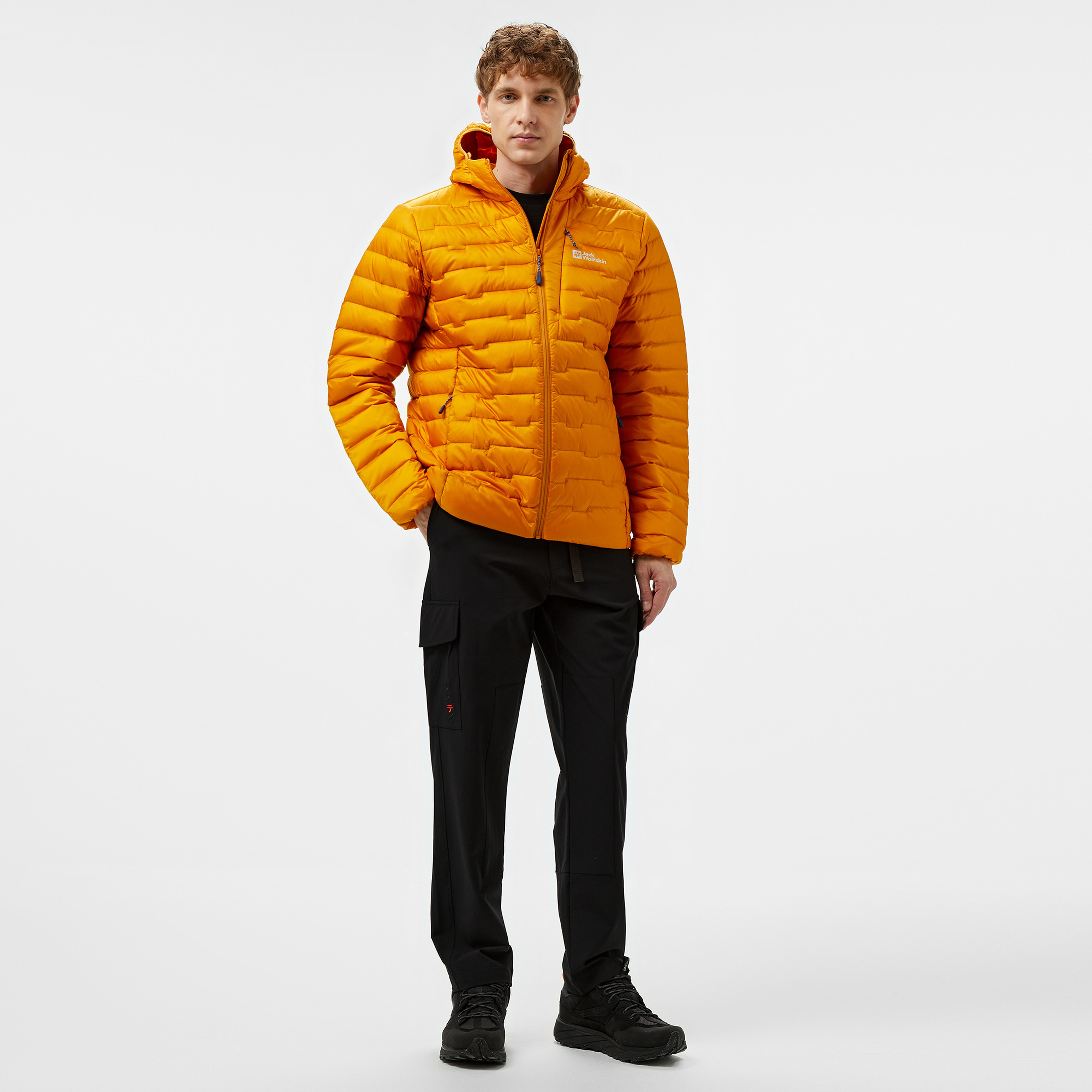Jack Wolfskin Down insulated Erkek Sarı Mont