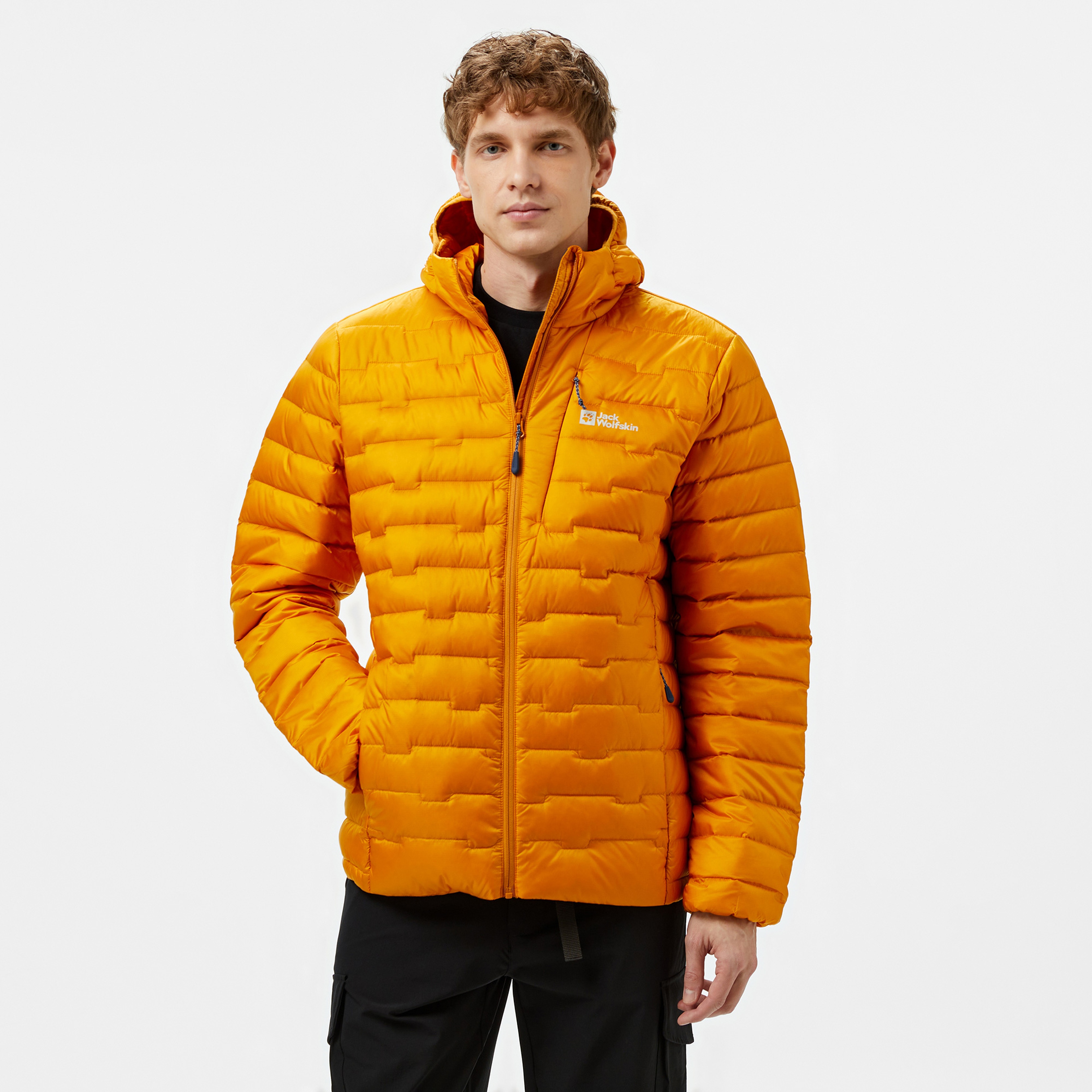Jack Wolfskin Down insulated Erkek Sarı Mont