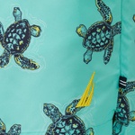 Nautica Erkek Yeşil Regular Fit Desenli Deniz Şortu