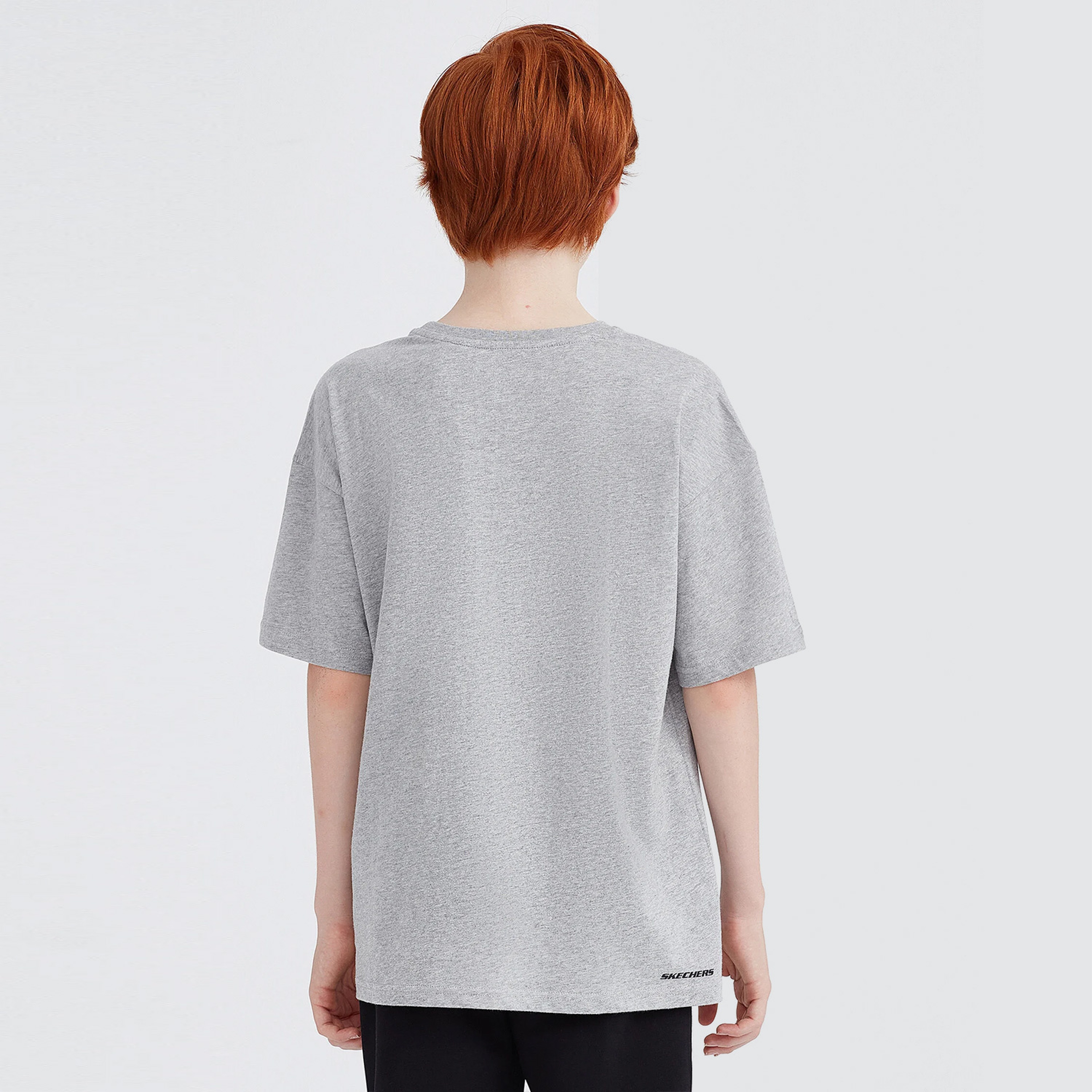 Skechers Classic Çocuk Gri T-Shirt