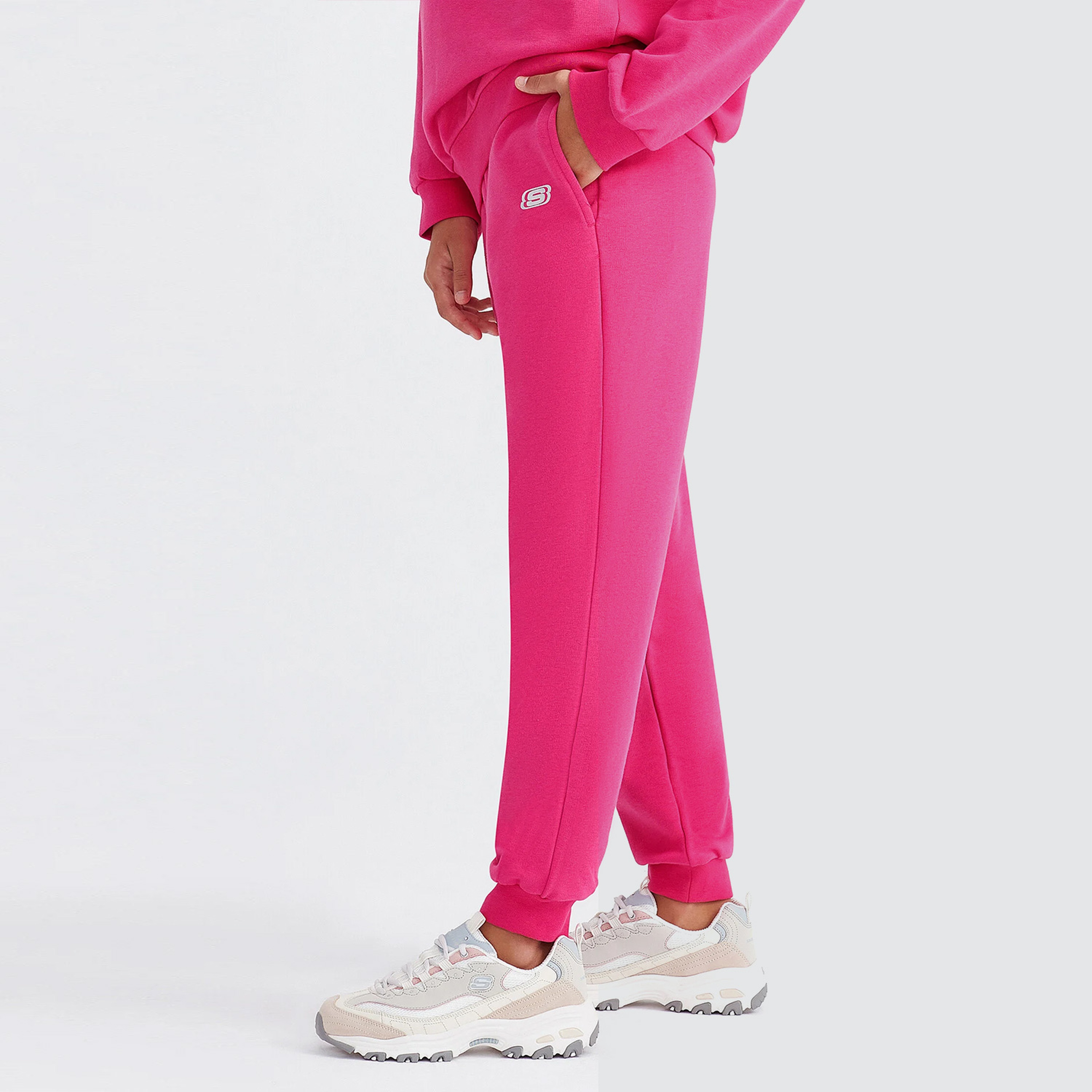 Skechers Classic Çocuk Pembe Eşofman Altı