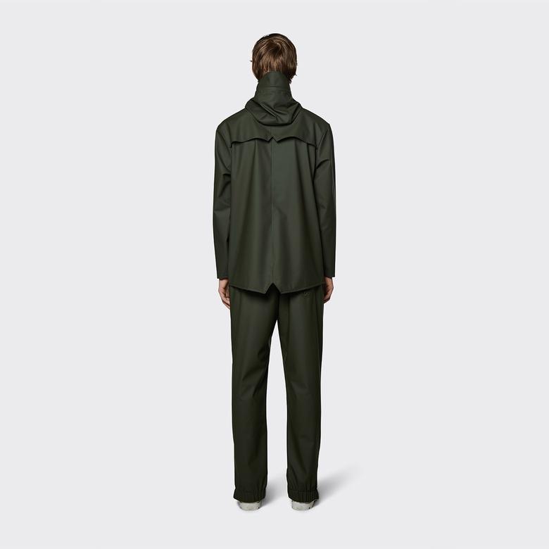 Rains Waterproof Unisex Yeşil Yağmurluk