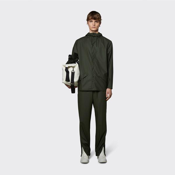 Rains Waterproof Unisex Yeşil Yağmurluk