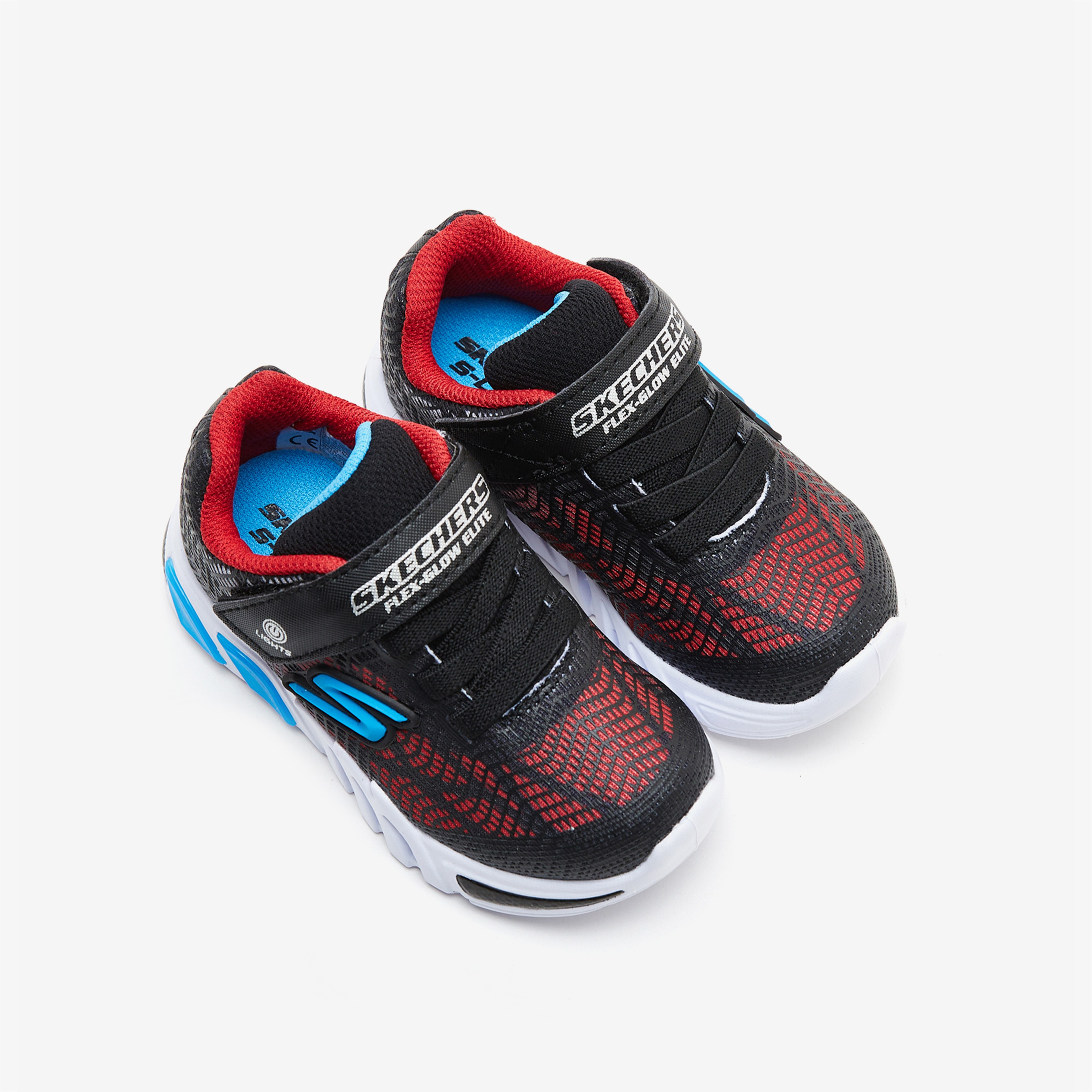 Skechers Flex-Glow Elite-Vorlo Bebek Siyah Spor Ayakkabı
