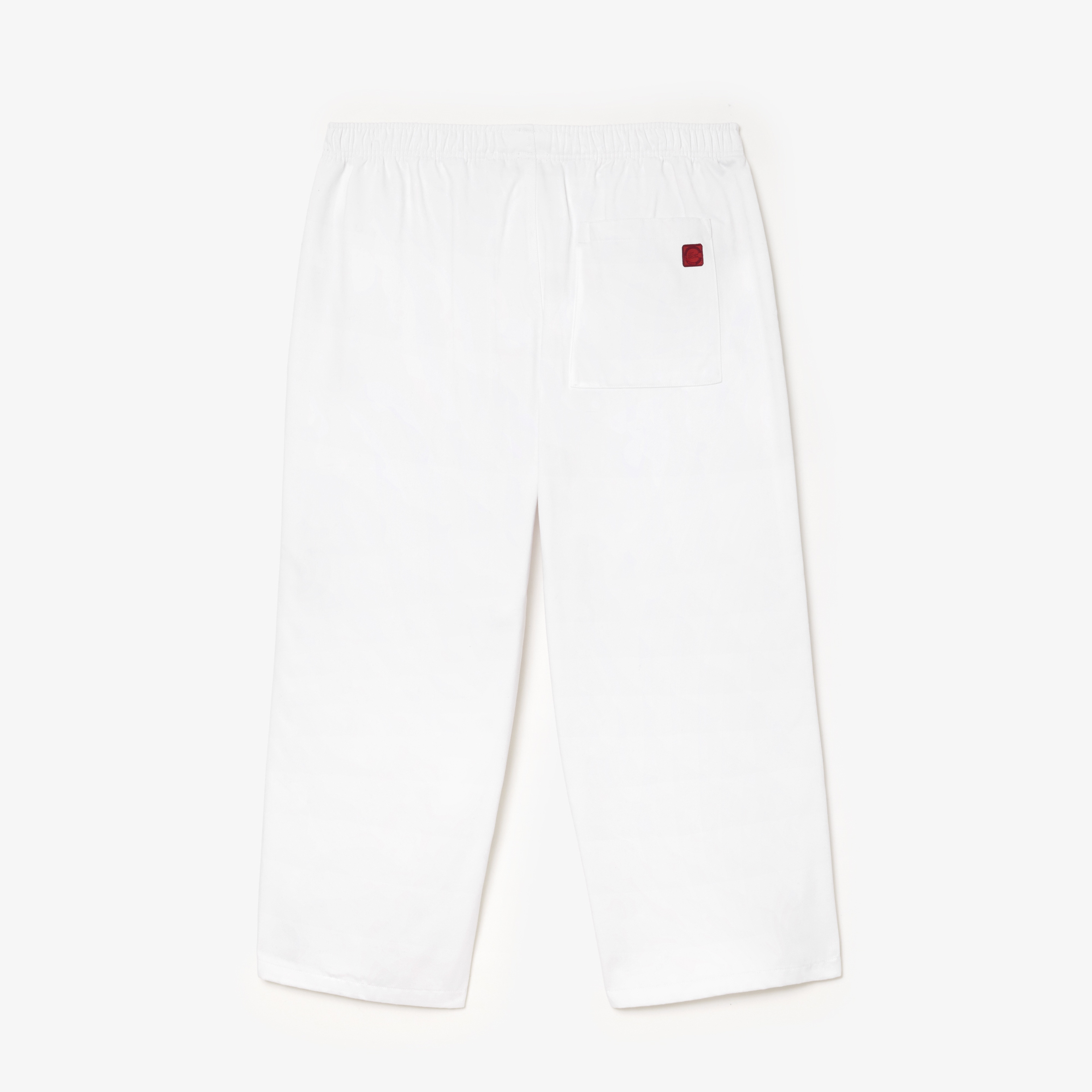 CLOT Unisex Relaxed Fit Baskılı Beyaz Eşofman Altı